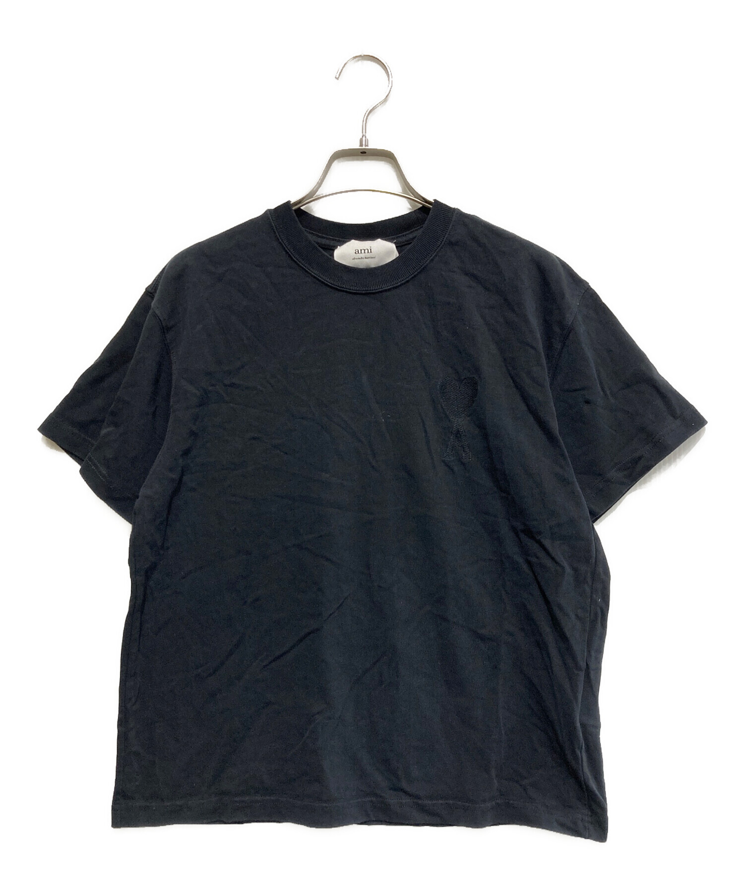 中古・古着通販】AMI PARIS (アミ パリ) Tシャツ ブラック サイズ:XXS 