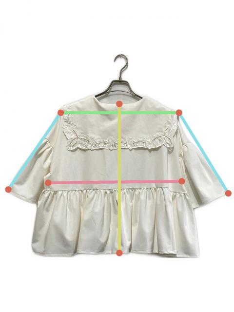 新品未使用　アメノチハレ　カットワーク雨よけフレアコート（Fio） 中古・古着通販】Ame no chi Hare (アメノチハレ) カットワーク雨よけ