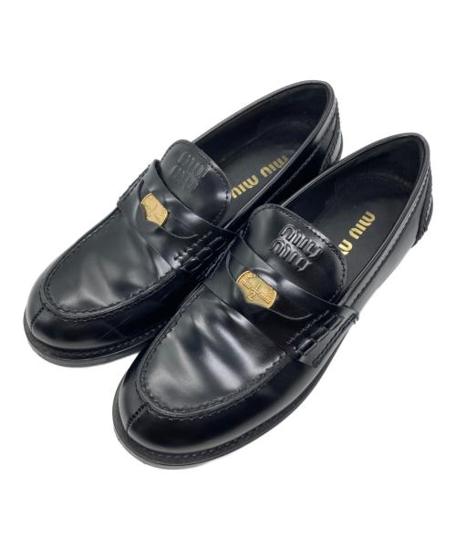 中古・古着通販】MIU MIU (ミュウミュウ) ブラッシュドレザー ペニー