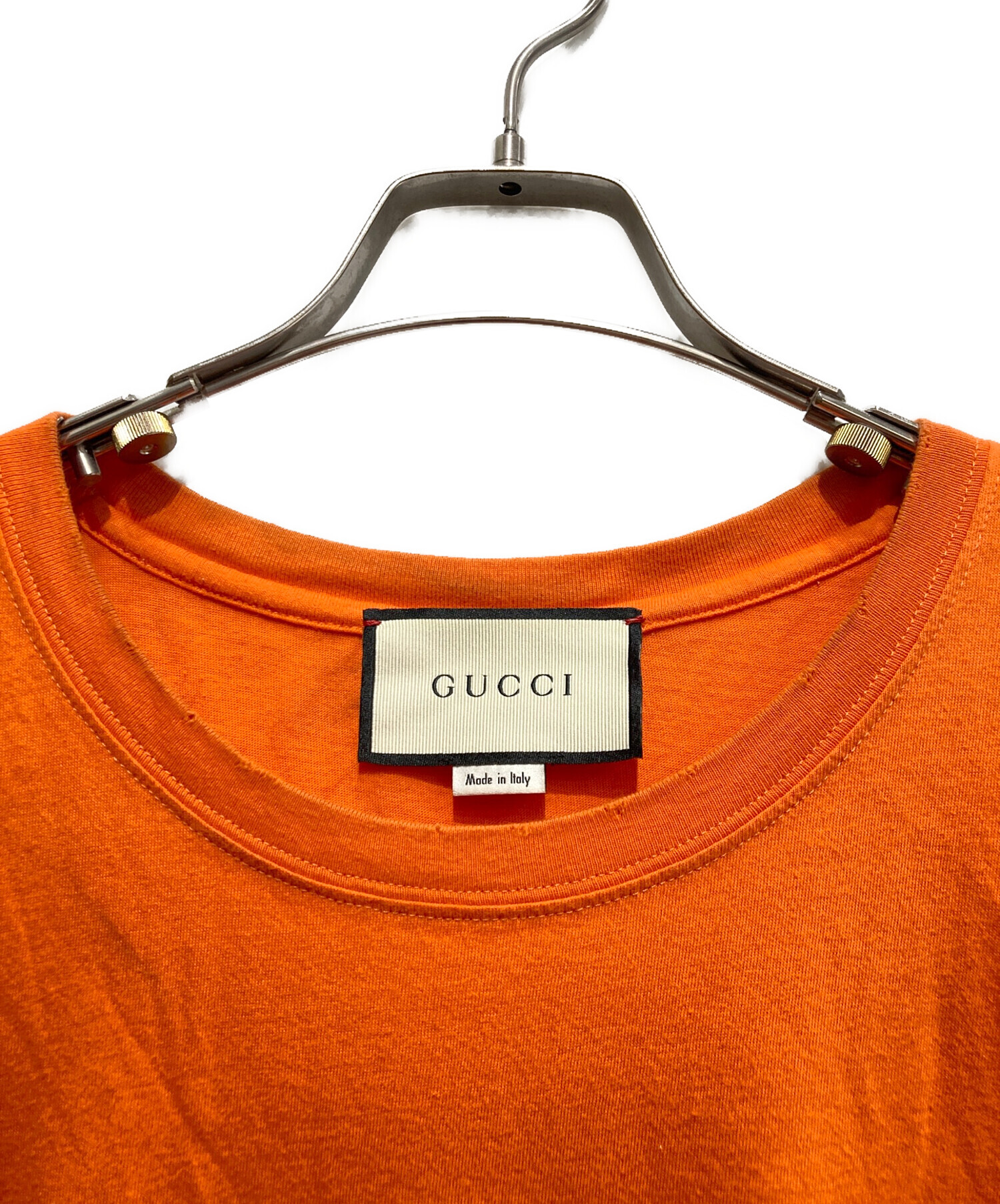 中古・古着通販】GUCCI (グッチ) ヴィンテージグリッターロゴプリント 