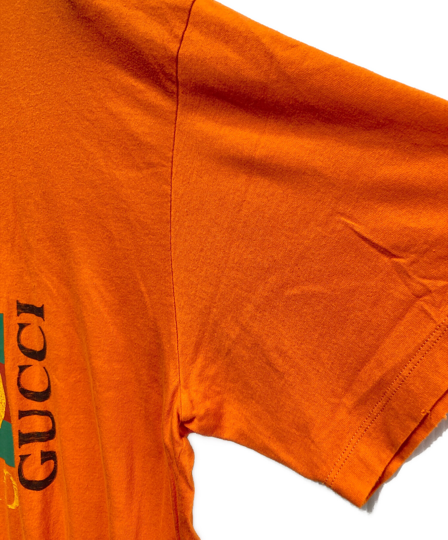 中古・古着通販】GUCCI (グッチ) ヴィンテージグリッターロゴプリント 