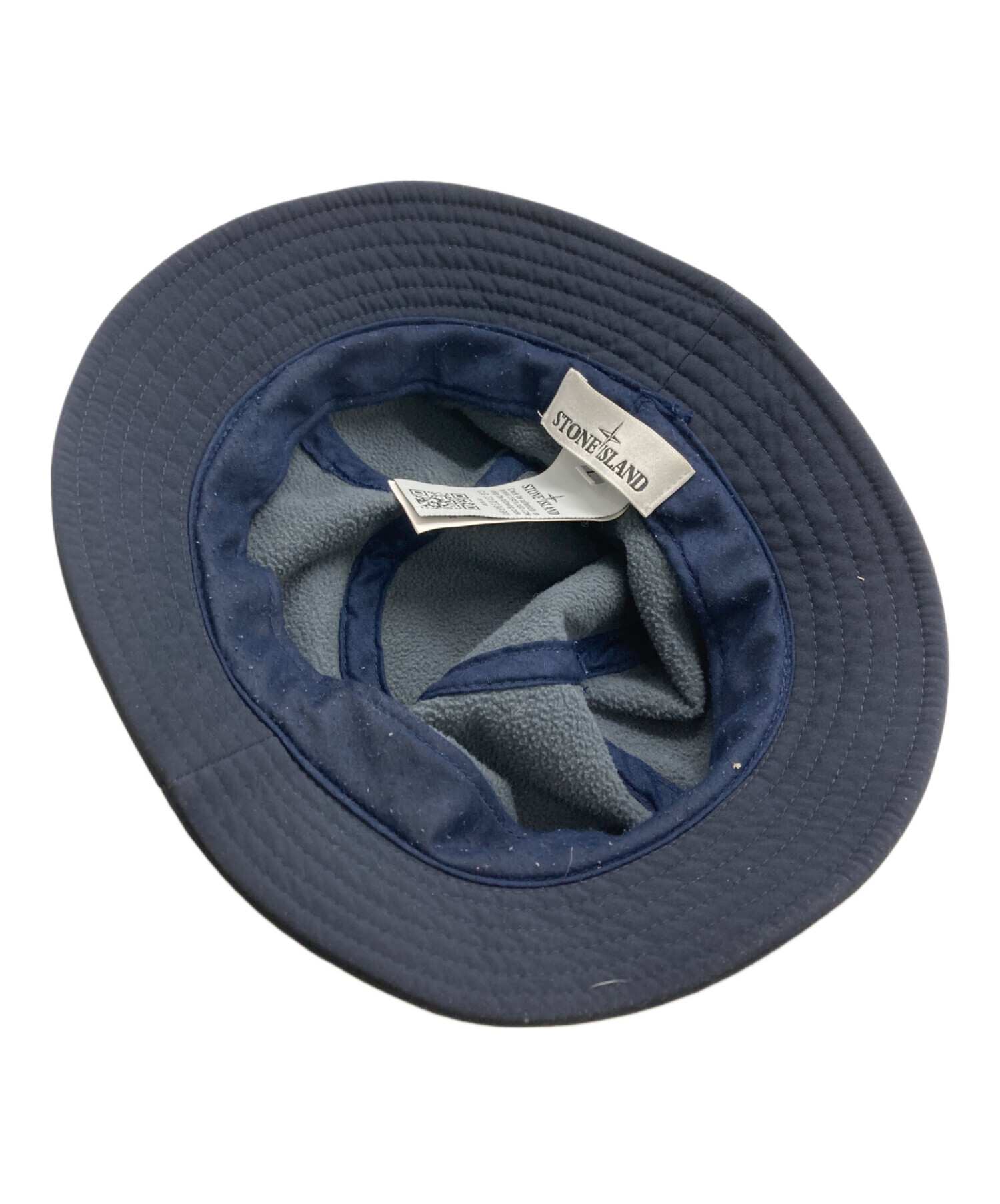 Stone  ストーンアイランド　バケットハット ネイビー　Lサイズ Stone ストーンアイランド バケットハット ネイビー Lサイズ Stone