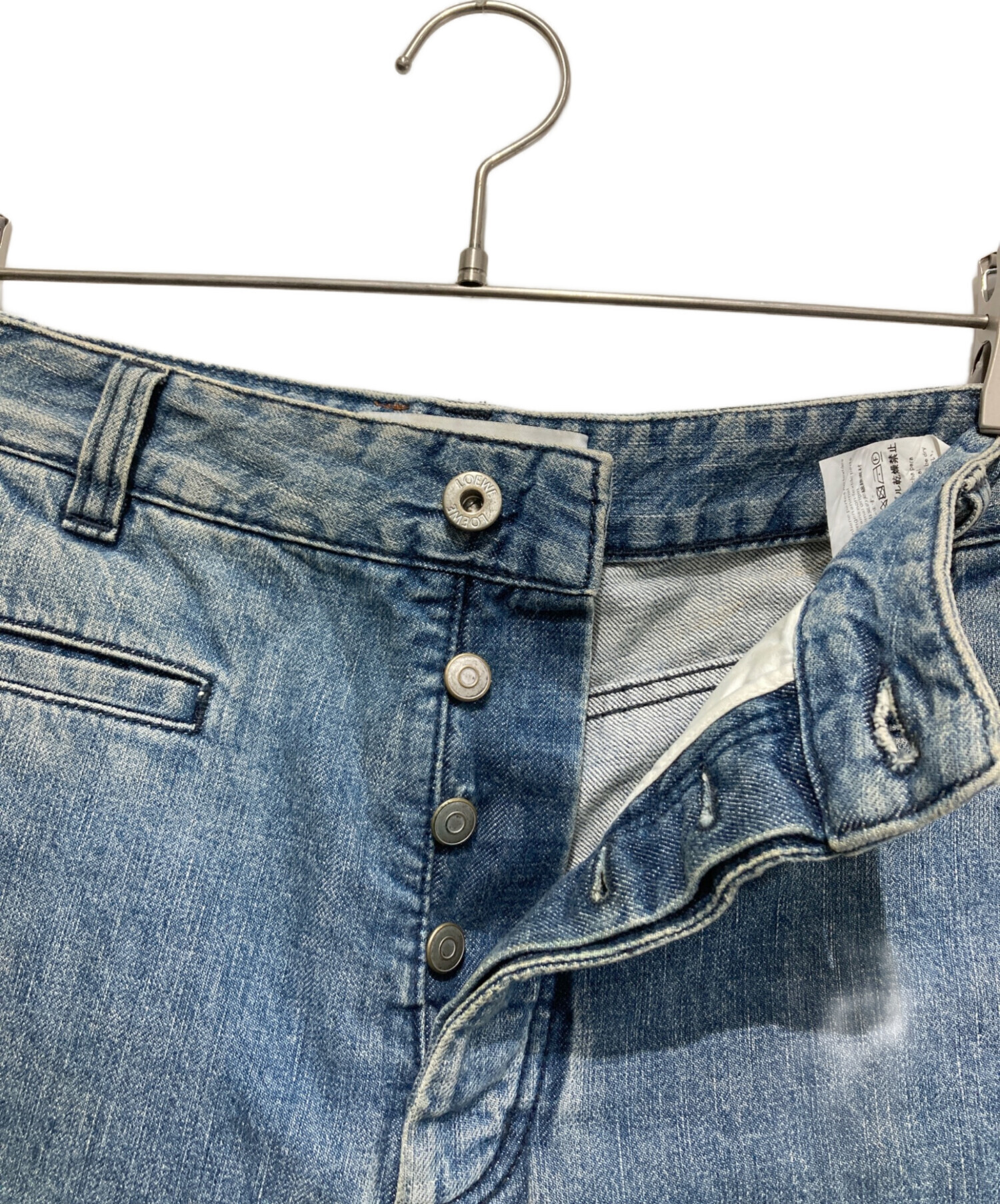 中古・古着通販】LOEWE (ロエベ) カットオフフィッシャーマンデニム 