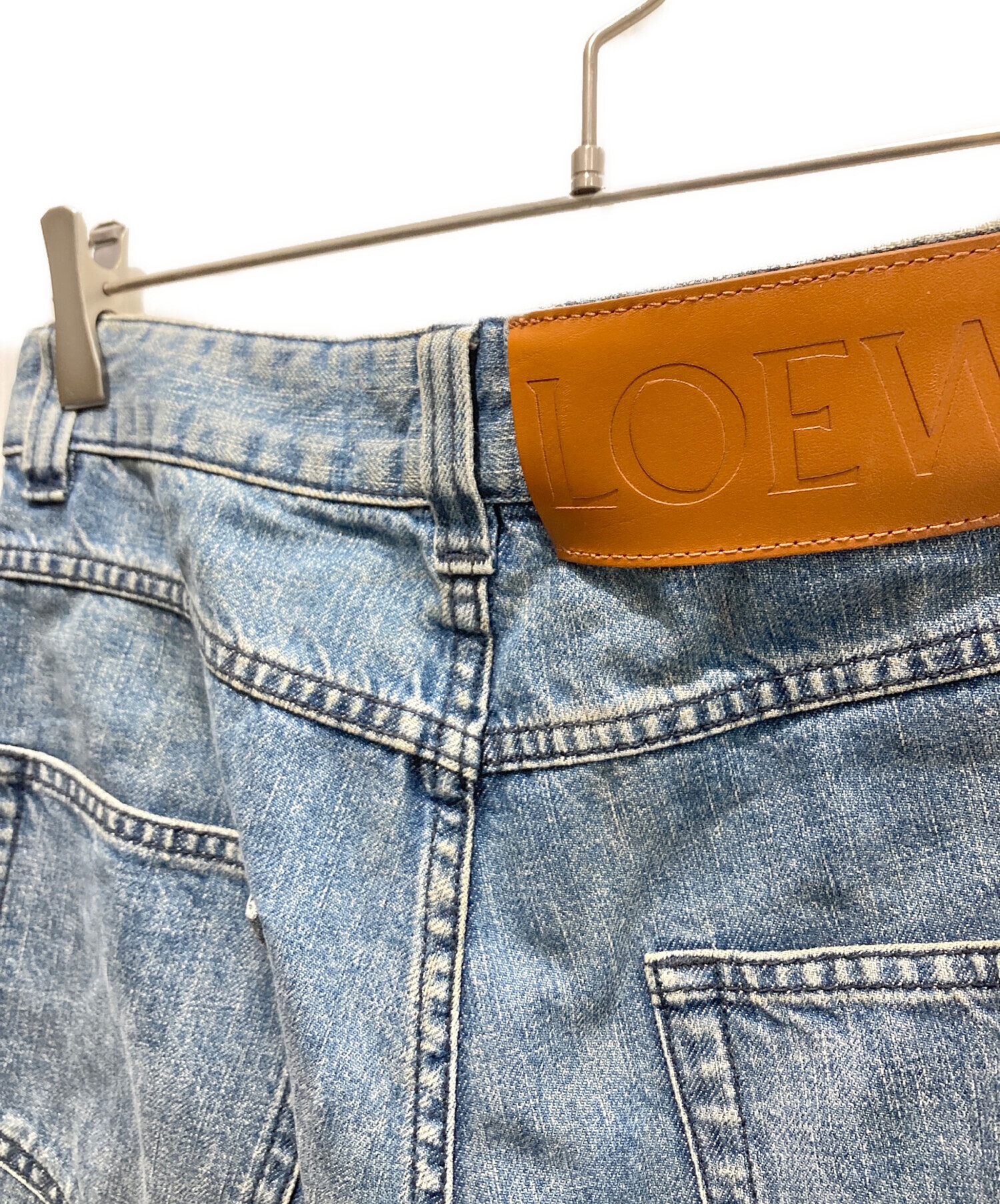 中古・古着通販】LOEWE (ロエベ) カットオフフィッシャーマンデニム 
