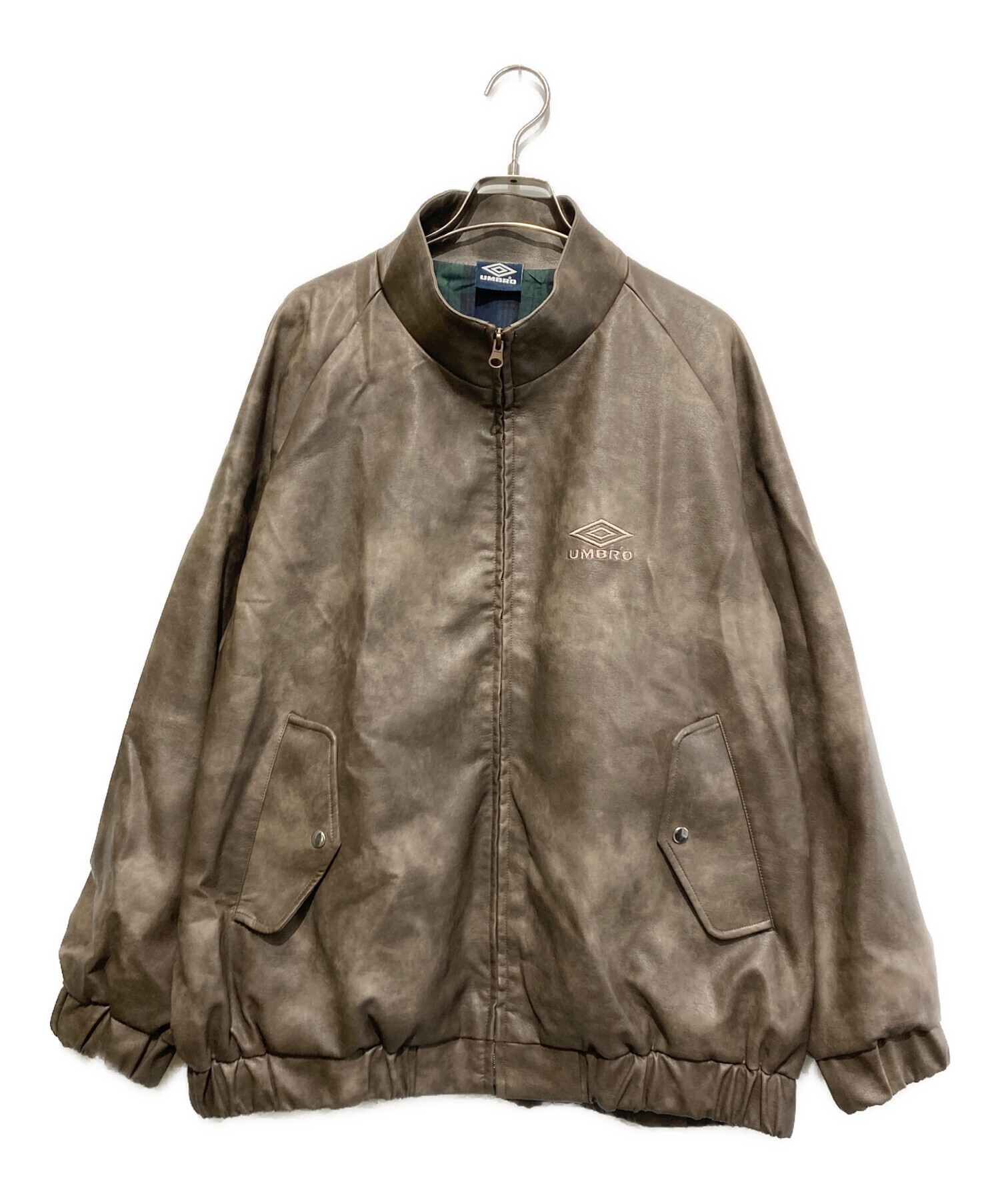 UMBRO ブラウンレザージャケット 中古・古着通販】UMBRO (アンブロ) FREAK'S STORE (フリークストア