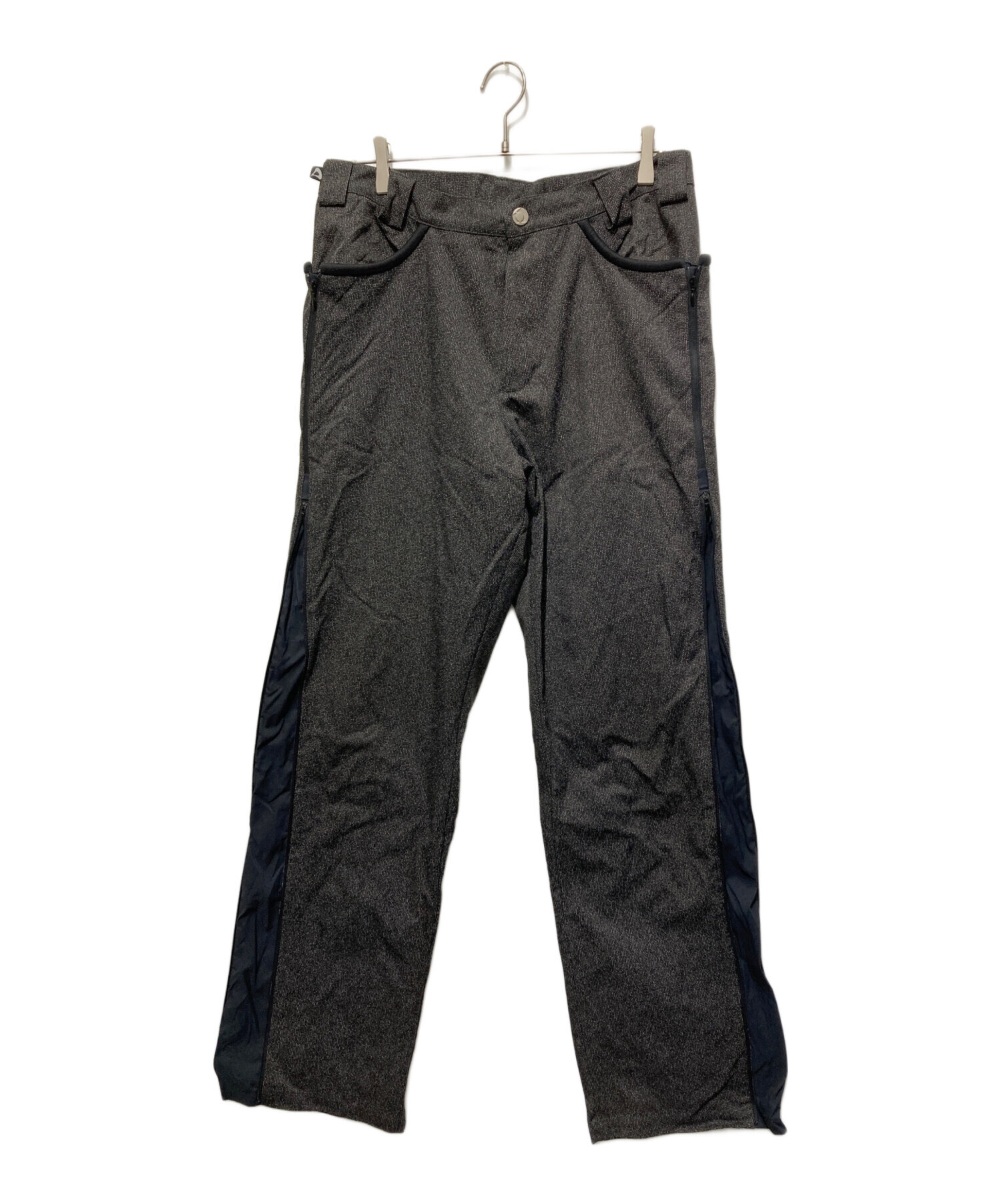 値下げ】AFFXWRKS サイドジップ パンツ ブラック サイズ：S (EC) 中古 