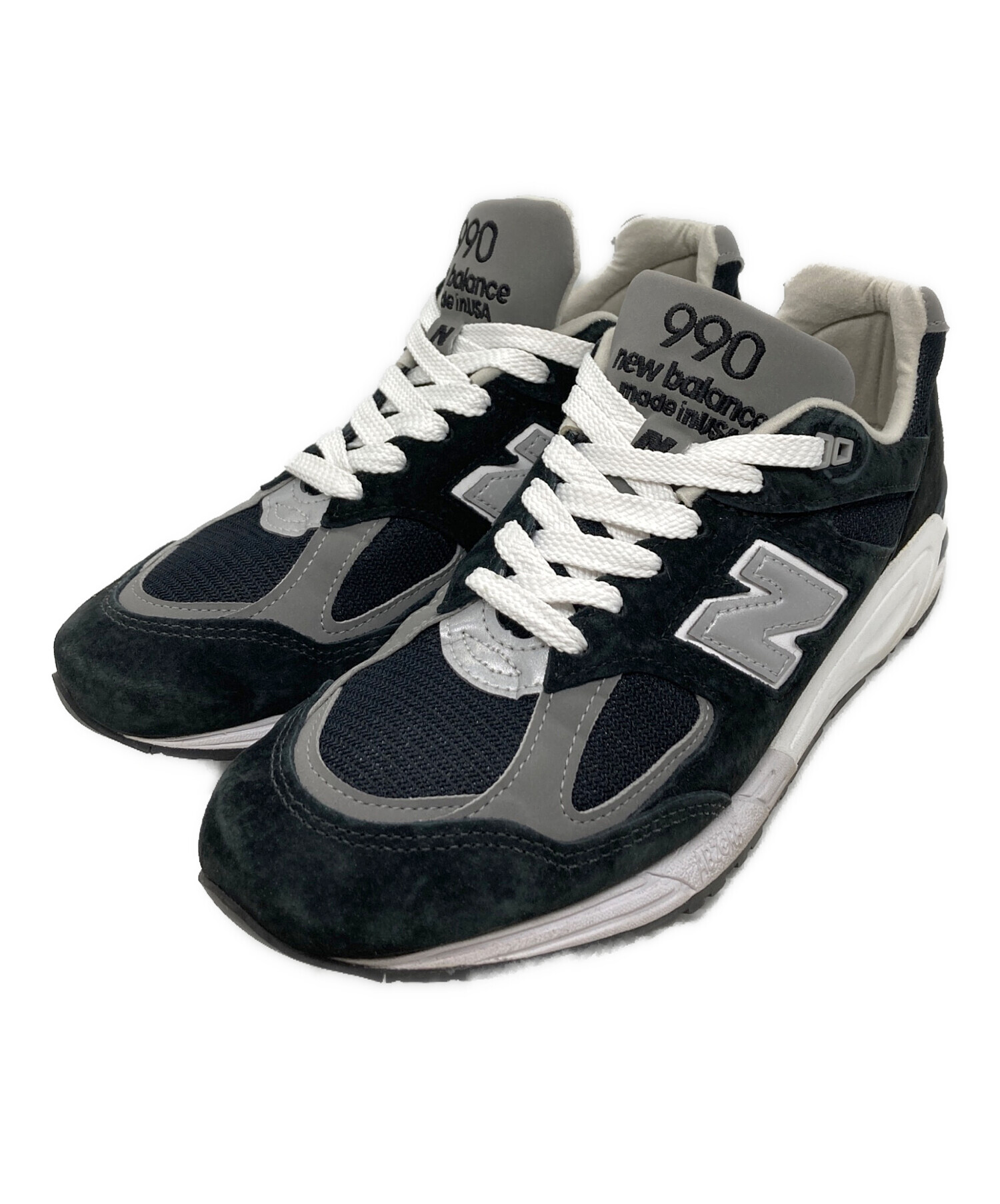 【公式ストア購入品】New Balance M990BL2 ブラック/グレー 中古・古着通販】NEW BALANCE (ニューバランス) M990BL2 ブラック
