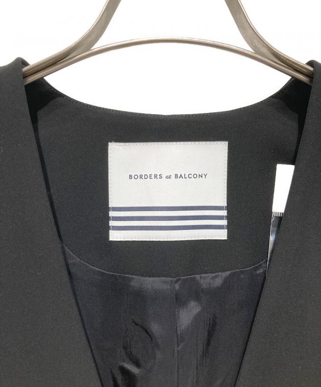 2025✨ボーダーズアットバルコニー　FRILL SHOULDER GILET 2025✨ボーダーズアットバルコニー FRILL SHOULDER GILET