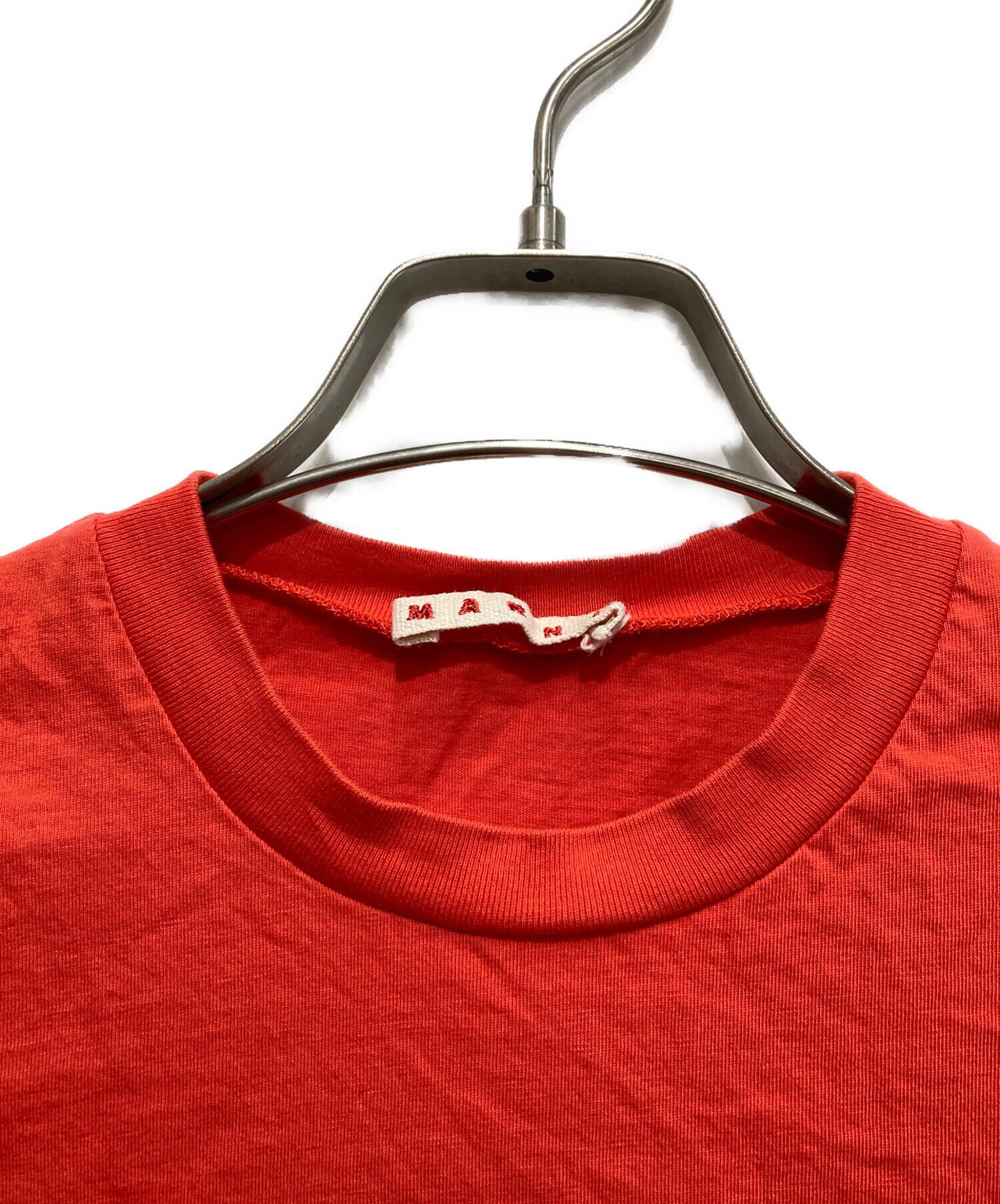 中古・古着通販】MARNI (マルニ) ロゴTシャツ レッド サイズ:KIDS14