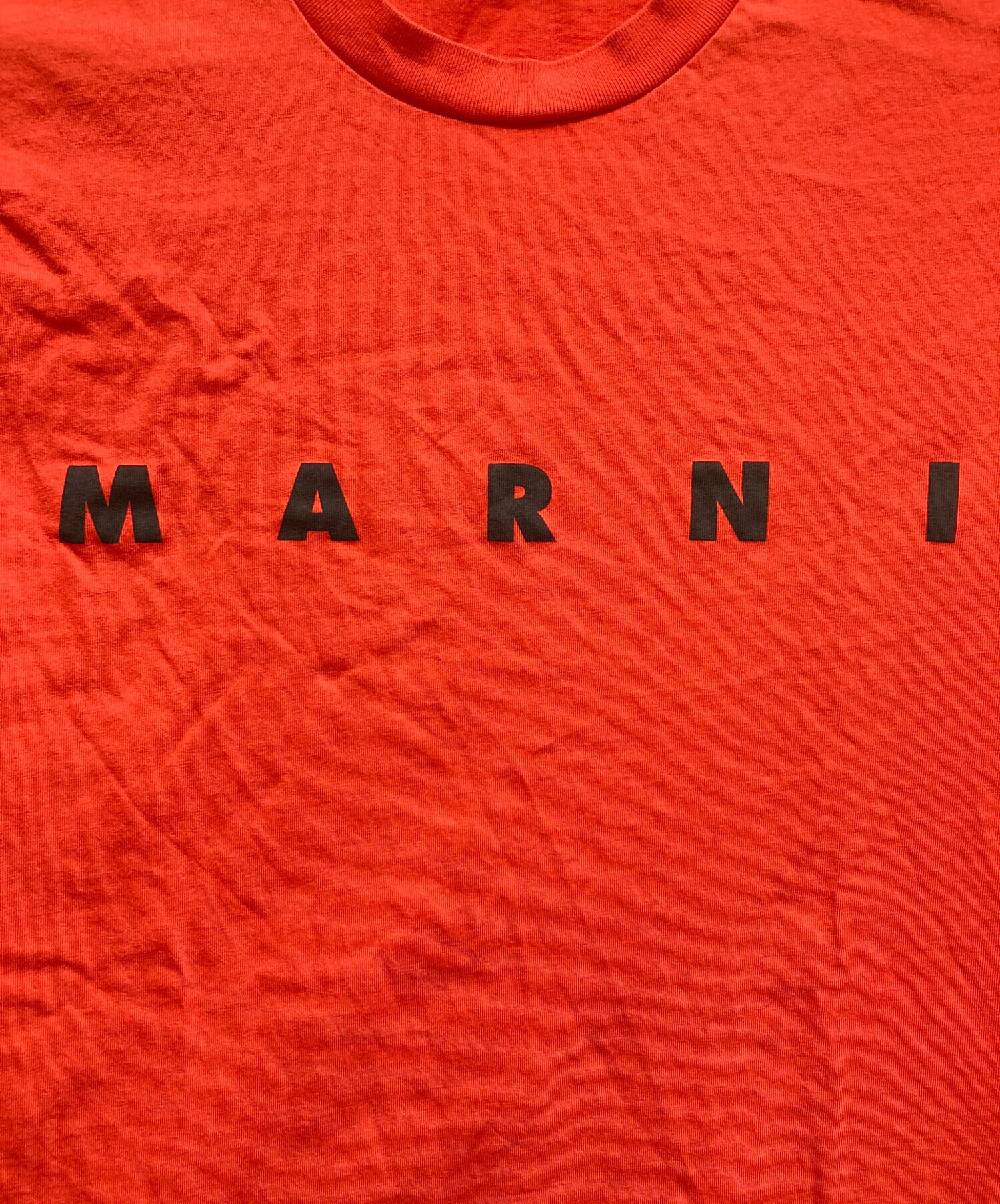 中古・古着通販】MARNI (マルニ) ロゴTシャツ レッド サイズ:KIDS14