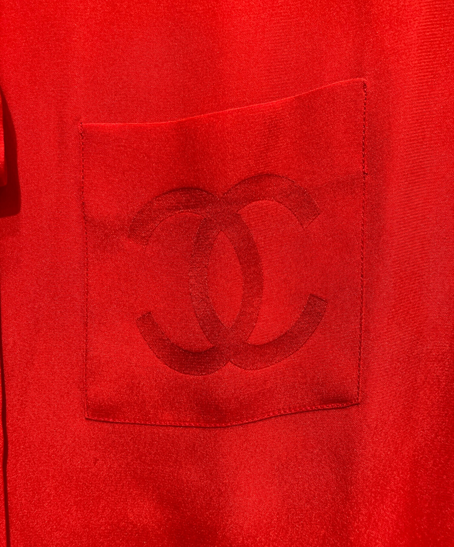 中古・古着通販】CHANEL (シャネル) ココマークボウタイブラウス