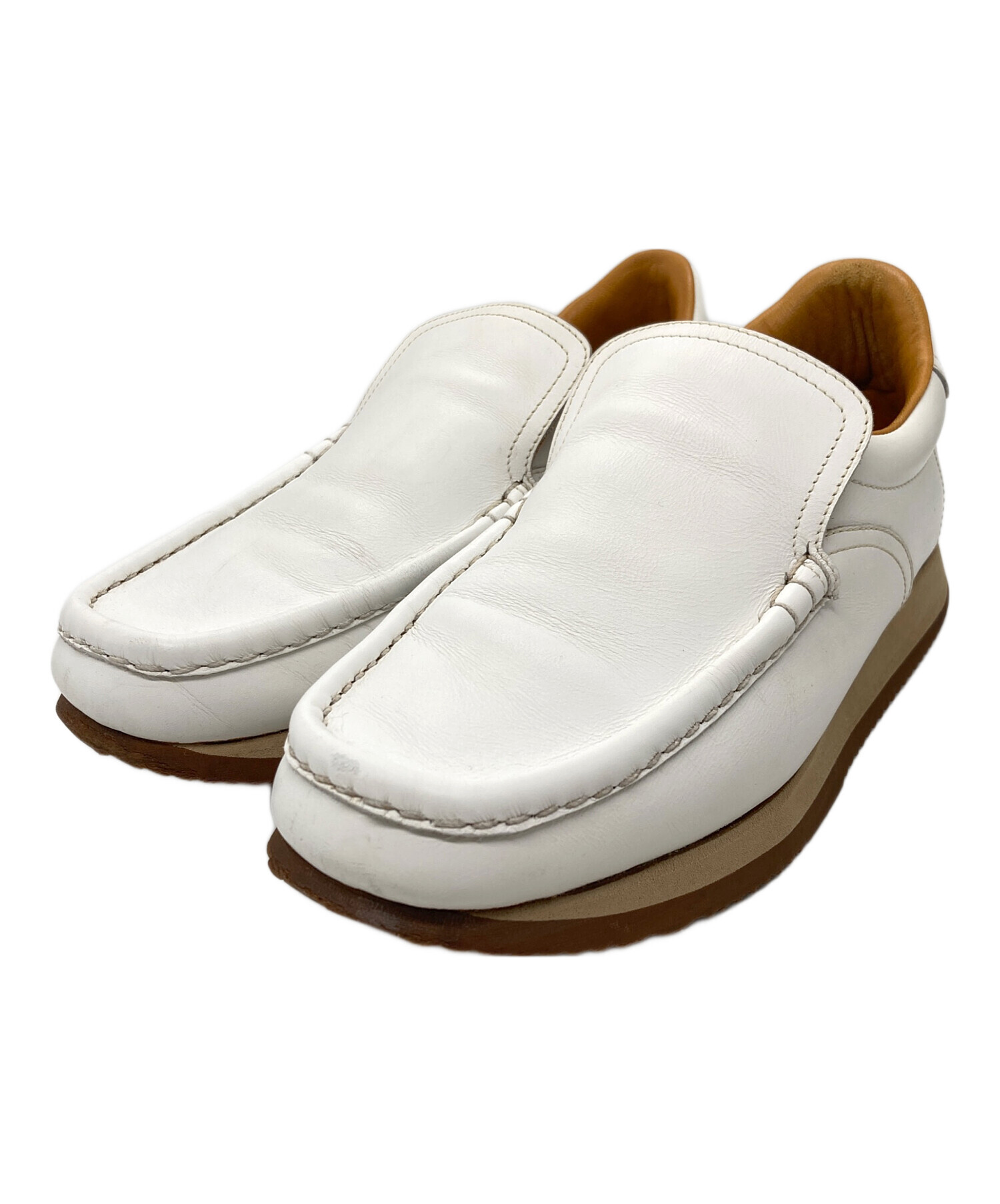 新品未使用エルメス スニーカー白　スリッポン 中古・古着通販】HERMES (エルメス) スリッポン ホワイト サイズ:361/2