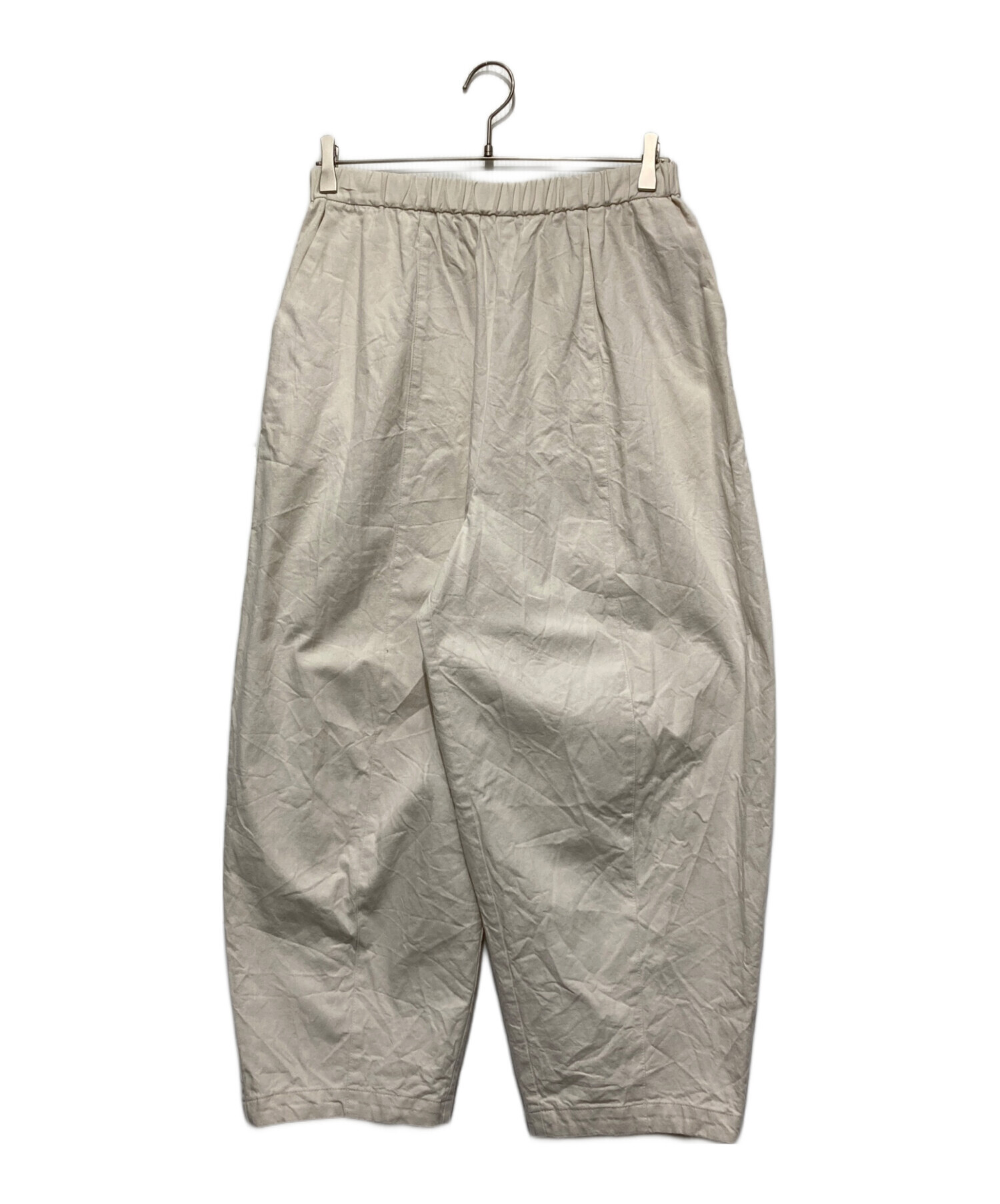 中古・古着通販】kagure (カグレ) コットンボリュームパンツ ホワイト