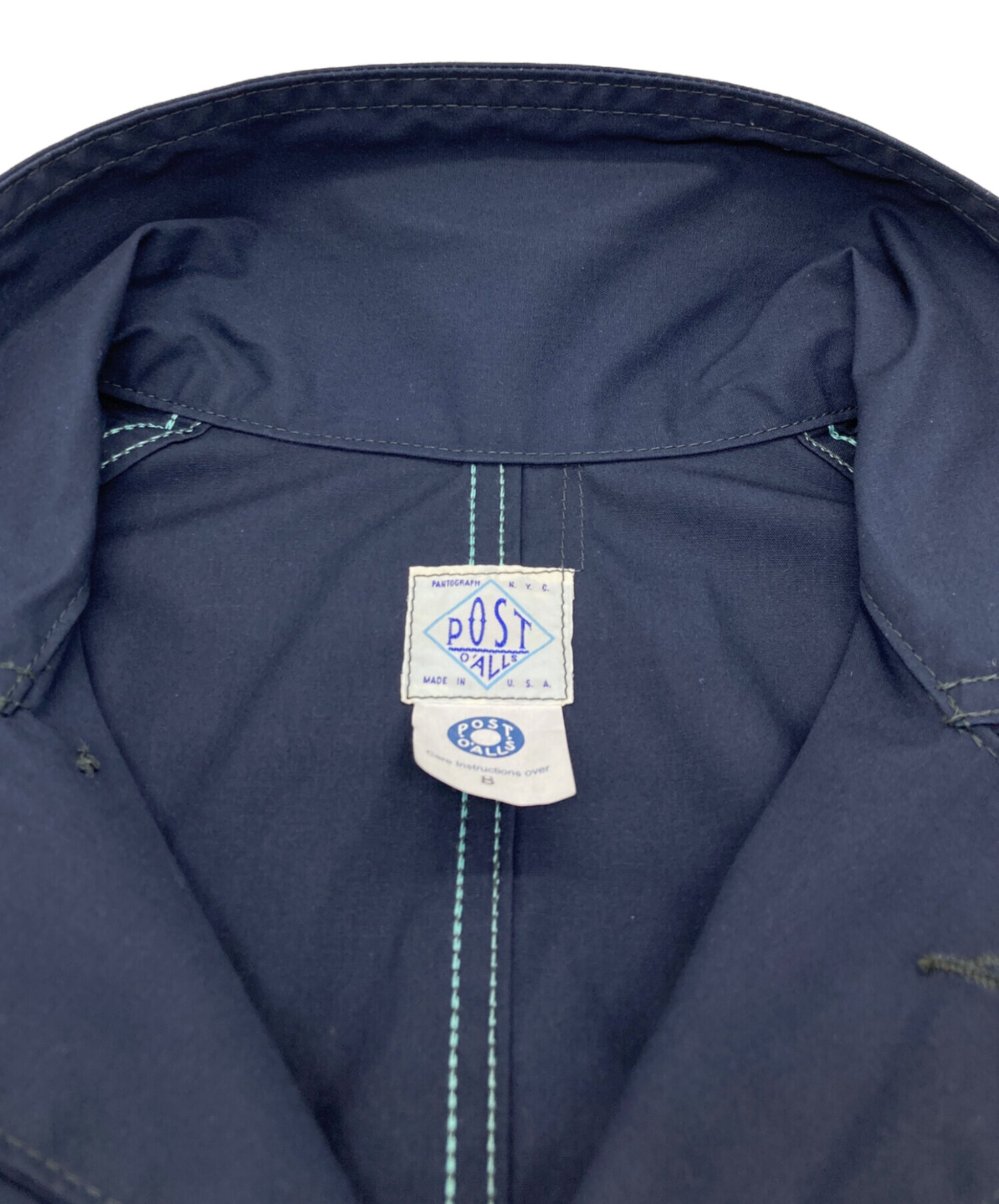 ブランド古着　POSTOVERALLS タイダイ染め　カバーオール ブランド古着 POSTOVERALLS タイダイ染め カバーオール ブランド