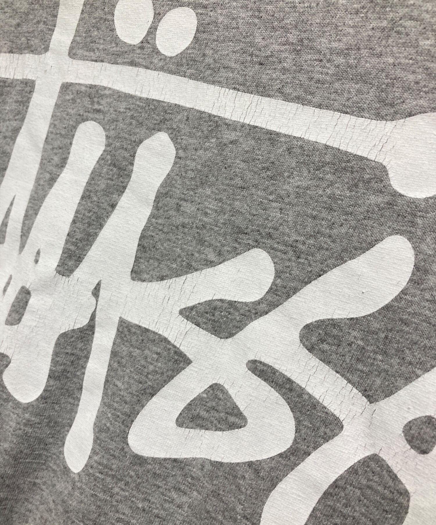 中古・古着通販】stussy (ステューシー) プリントTシャツ グレー