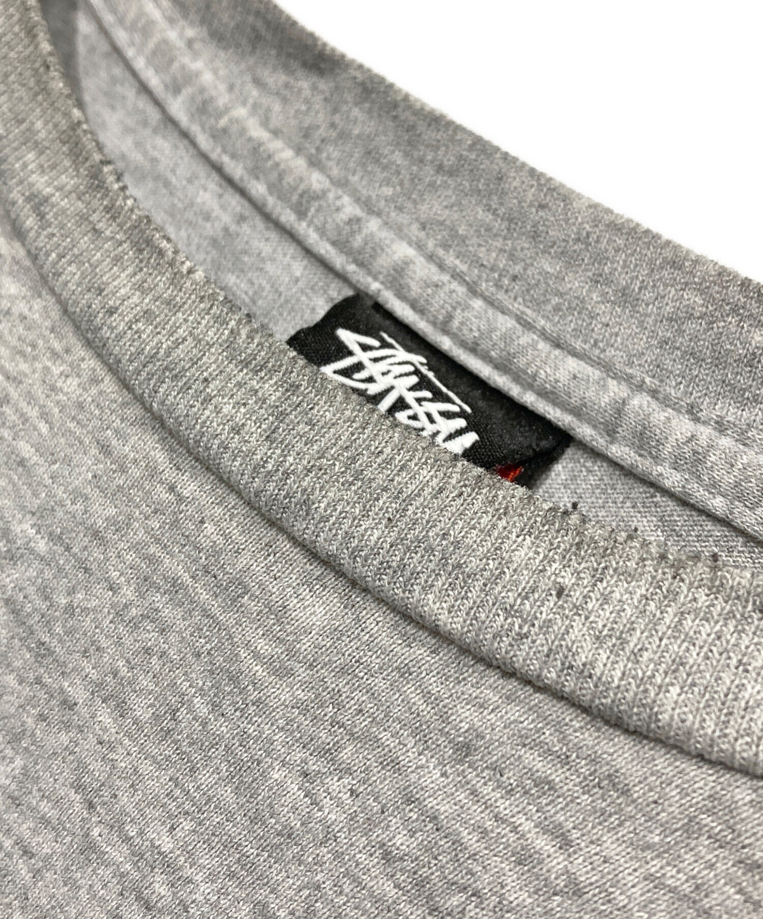 中古・古着通販】stussy (ステューシー) プリントTシャツ グレー