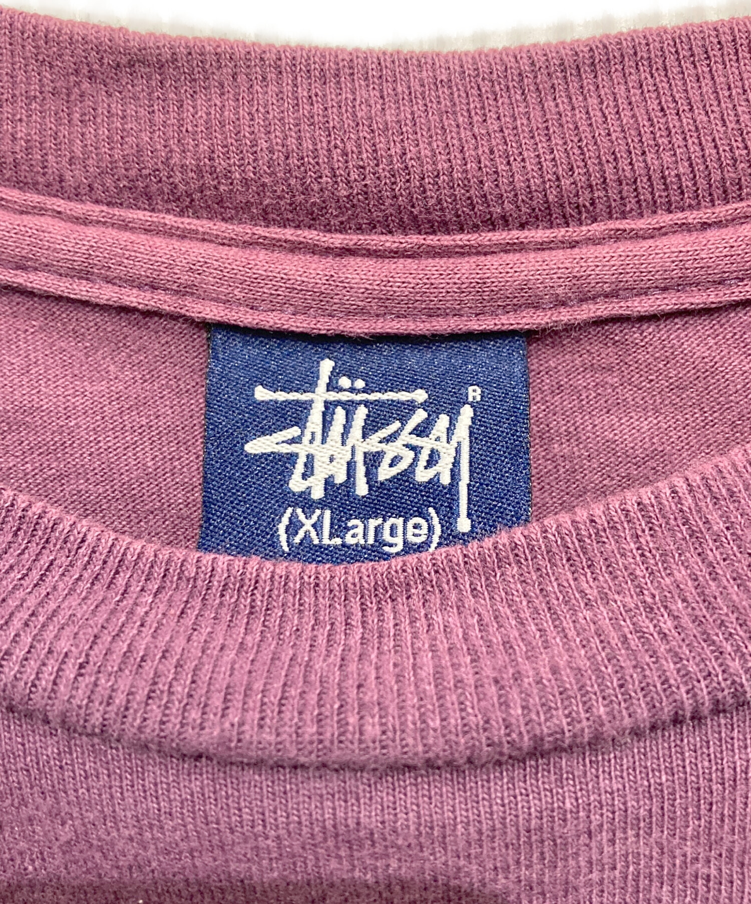 中古・古着通販】stussy (ステューシー) ロゴプリントTシャツ パープル