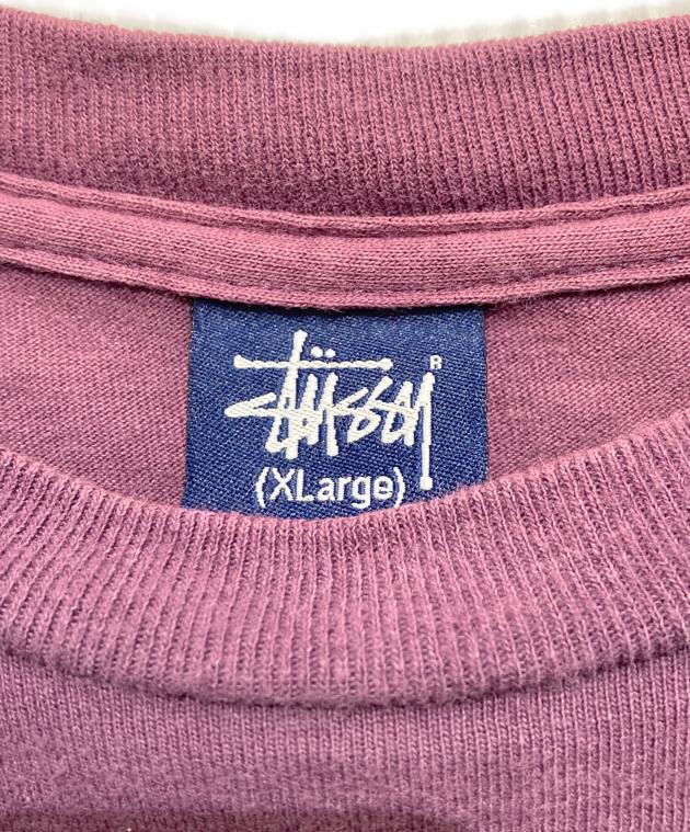 中古・古着通販】stussy (ステューシー) ロゴプリントTシャツ パープル