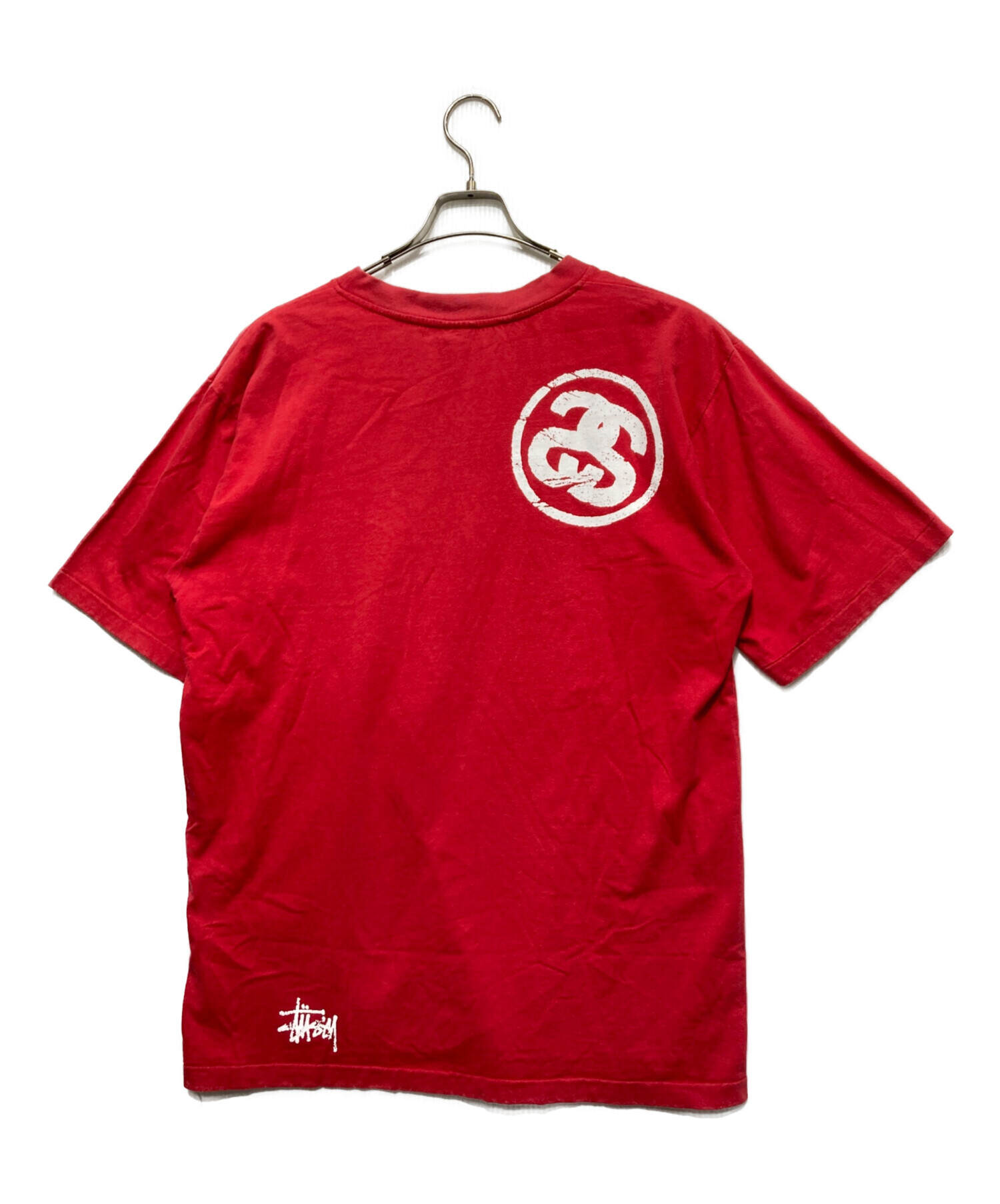 未開封　STUSSY スチューシー　Tシャツ　赤　L 中古・古着通販】stussy (ステューシー) シャネルロゴプリントTシャツ