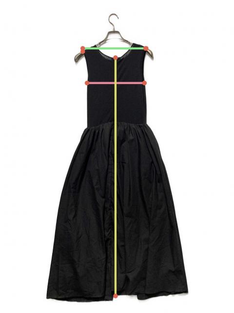 Ameri VINTAGE - りりぃ●STITCH RIB KNIT黒 他1点 中古・古着通販】Ameri (アメリ) KNIT DOCKING VOLUME DRESS ブラック