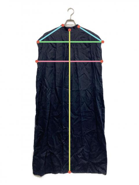 中古・古着通販】KAGURE (カグレ) リネンノースリーブワイドシャツ