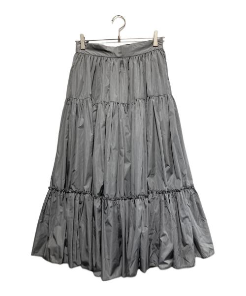 ■ 46242★夏 PRADA プラダ スカート グレー 風景柄 38 □ 46242☆夏 PRADA プラダ スカート グレー 風景柄 38 □ 46242