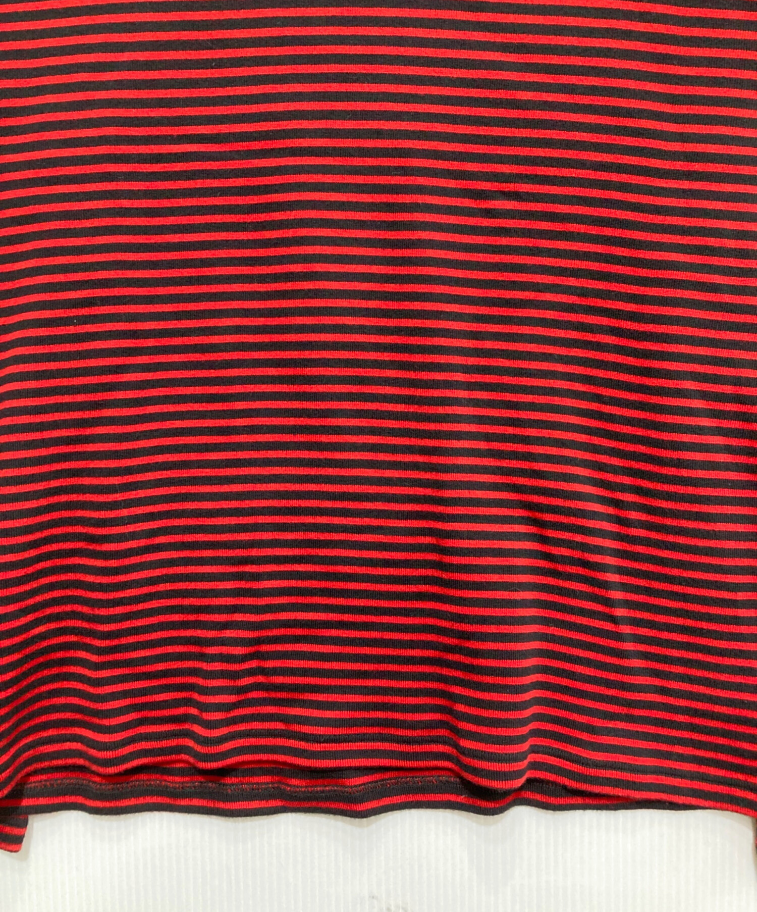 中古・古着通販】CELINE (セリーヌ) ボーダーカットソー レッド