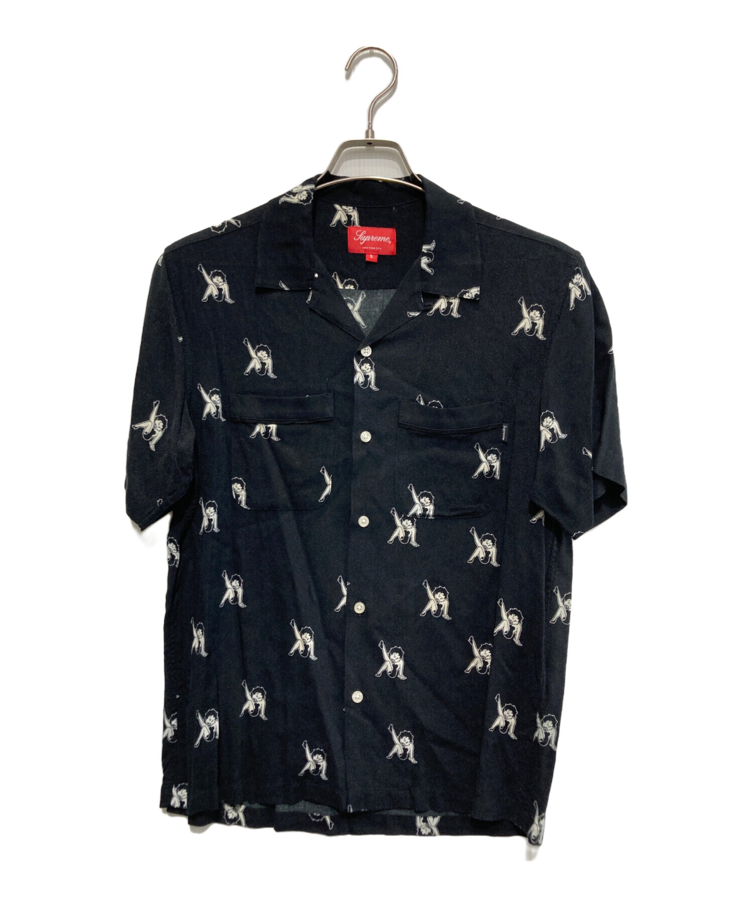 中古・古着通販】SUPREME (シュプリーム) Betty Boop Shirt ブラック