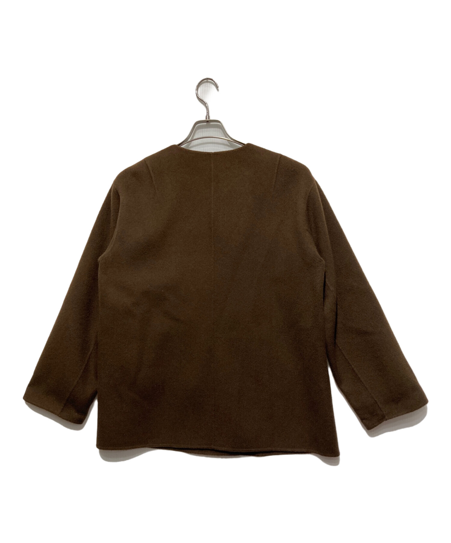 theory luxe 23AW ダブルフェイスショート丈ブルゾンコート40 中古