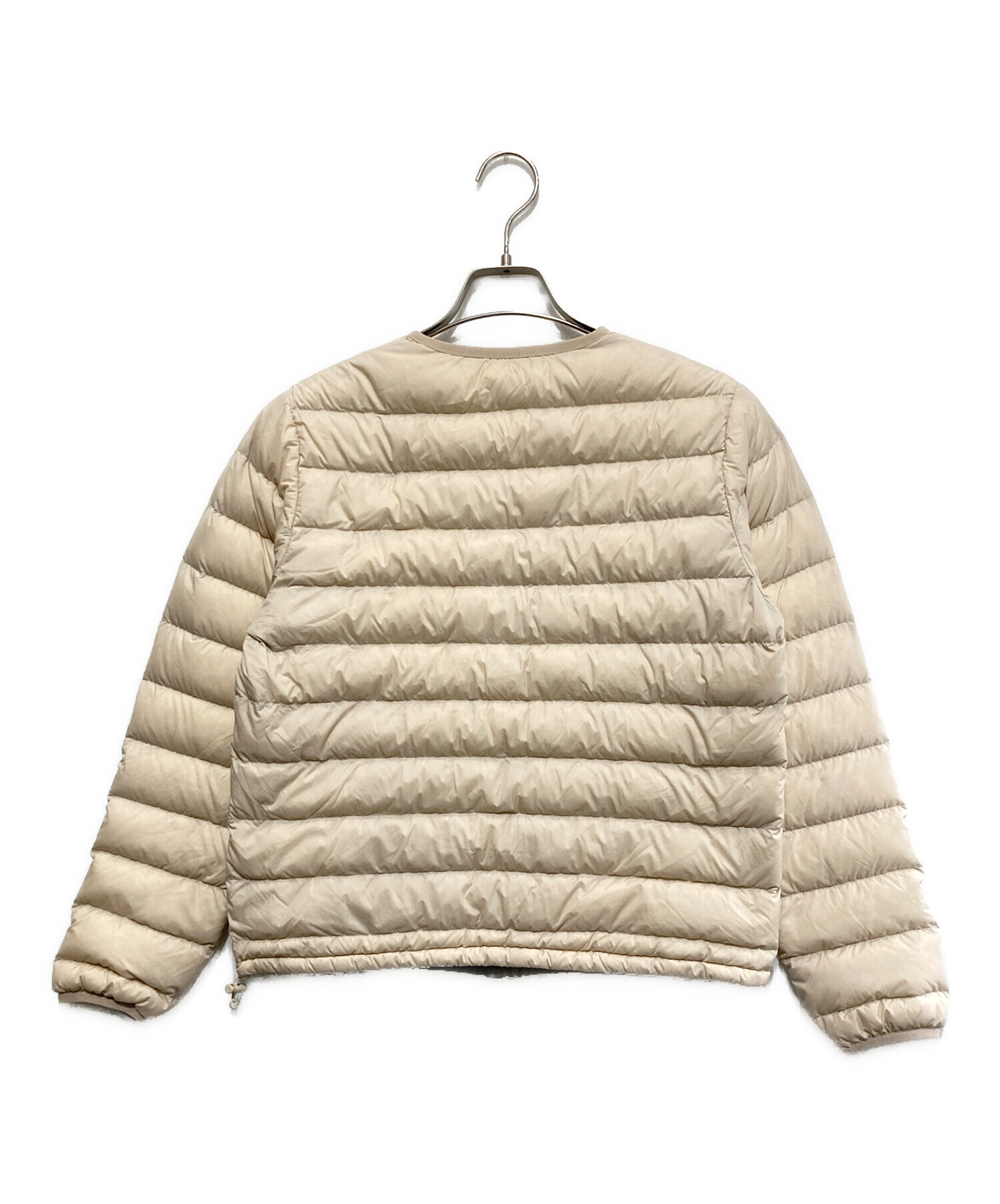 極美品☆【Danton】クルーネックインナーダウンジャケット オリーブ S