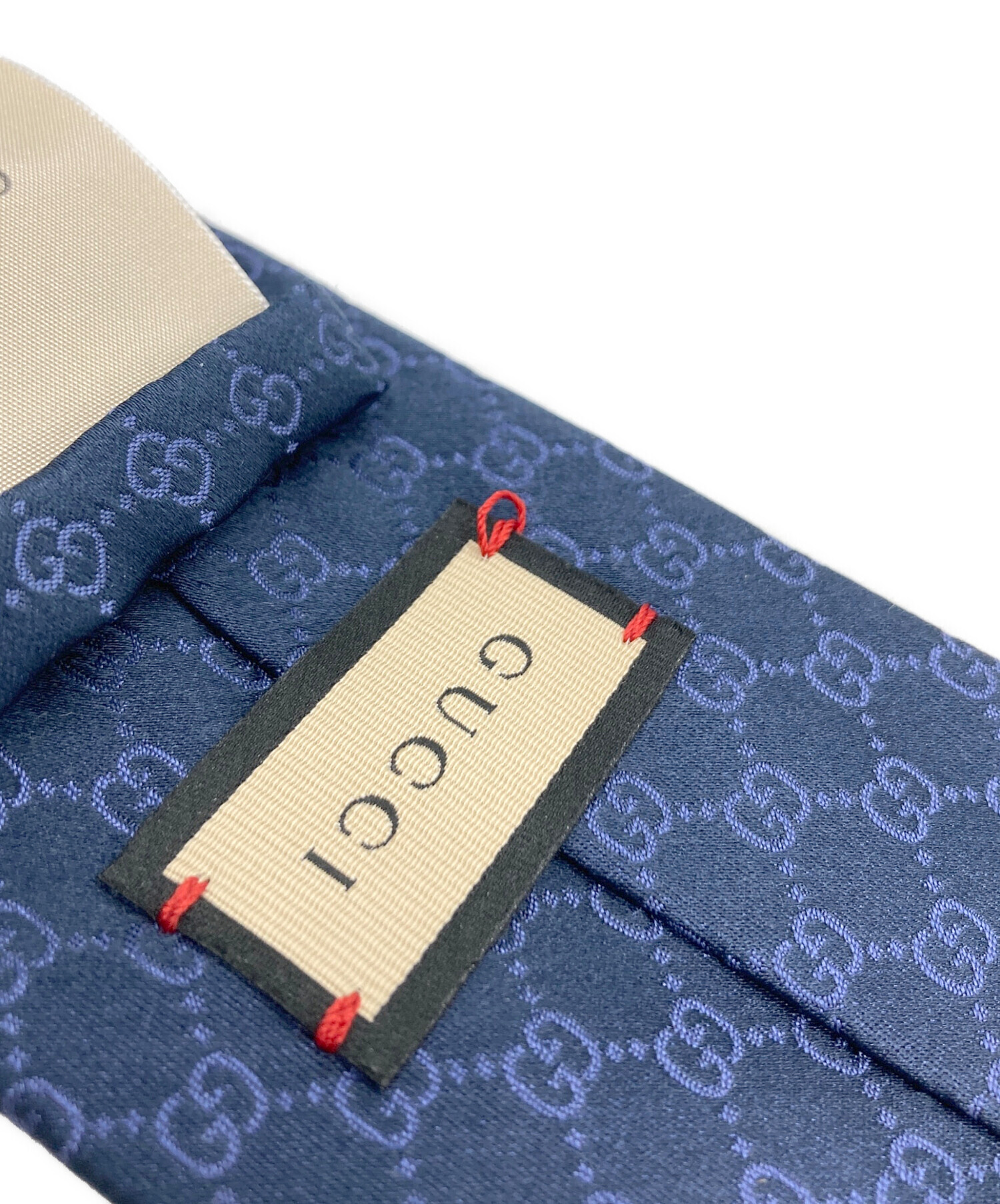 中古・古着通販】GUCCI (グッチ) ネクタイ ブルー サイズ:148×8