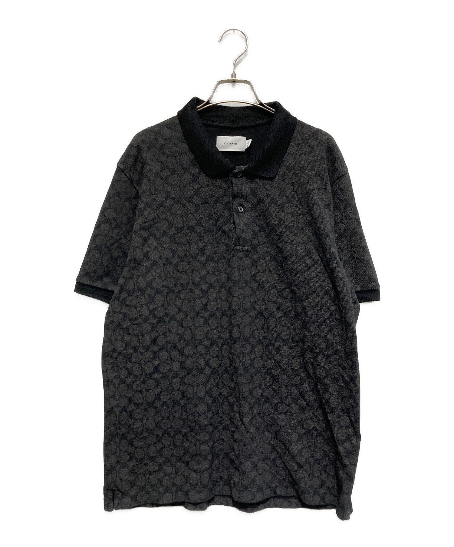 【定番人気モデル】COACH コーチ 総柄ポロシャツ シグネチャーピケC3668 定番人気モデル】COACH コーチ 総柄ポロシャツ シグネチャーピケC3668