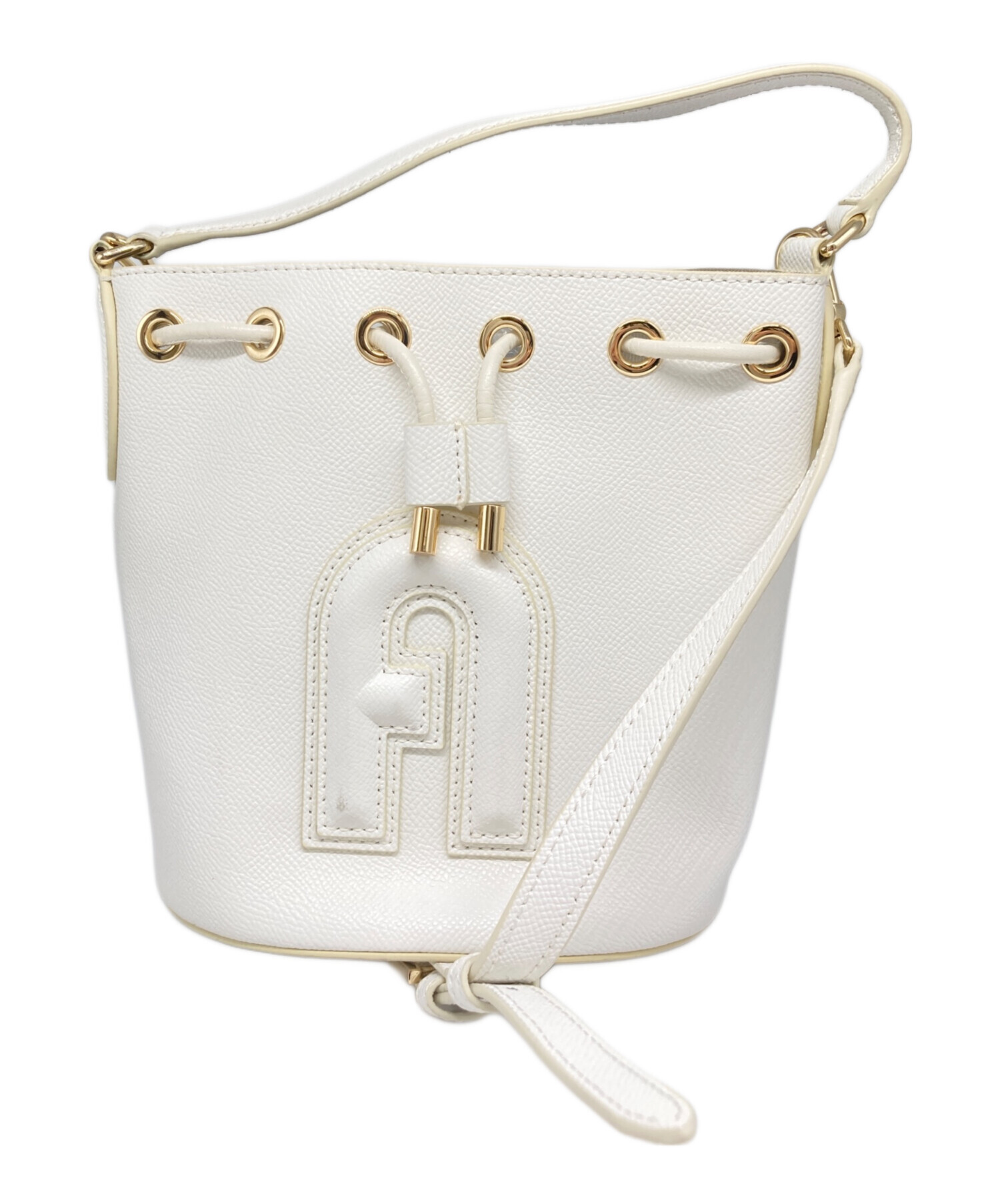 中古・古着通販】FURLA (フルラ) クリオ バケットバッグ ホワイト
