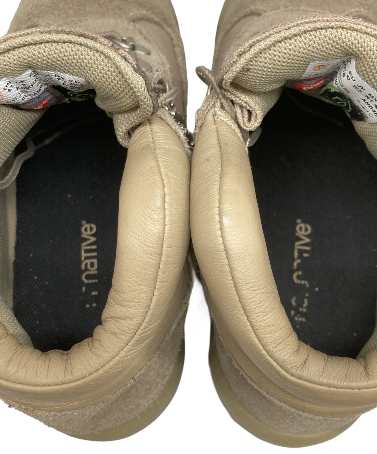 Timberland ベージュ ハイカットブーツ 26.5 Timberland ハイカットブーツ ベージュ（26.5㎝） - Shoes