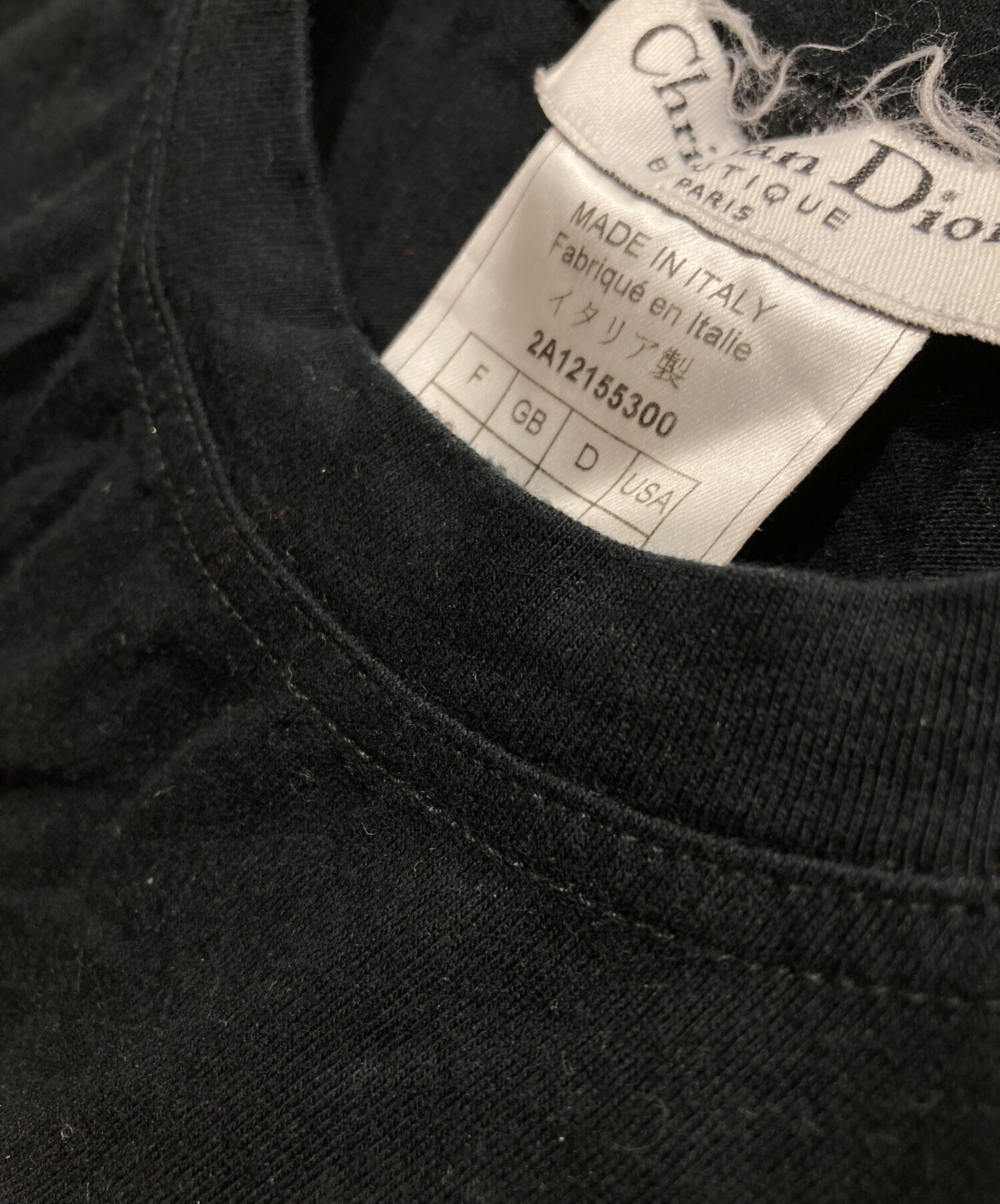 2*5様 Christian Dior ノースリーブ カットソー Christian Dior】クリスチャンディオール『トロッター ノースリーブ