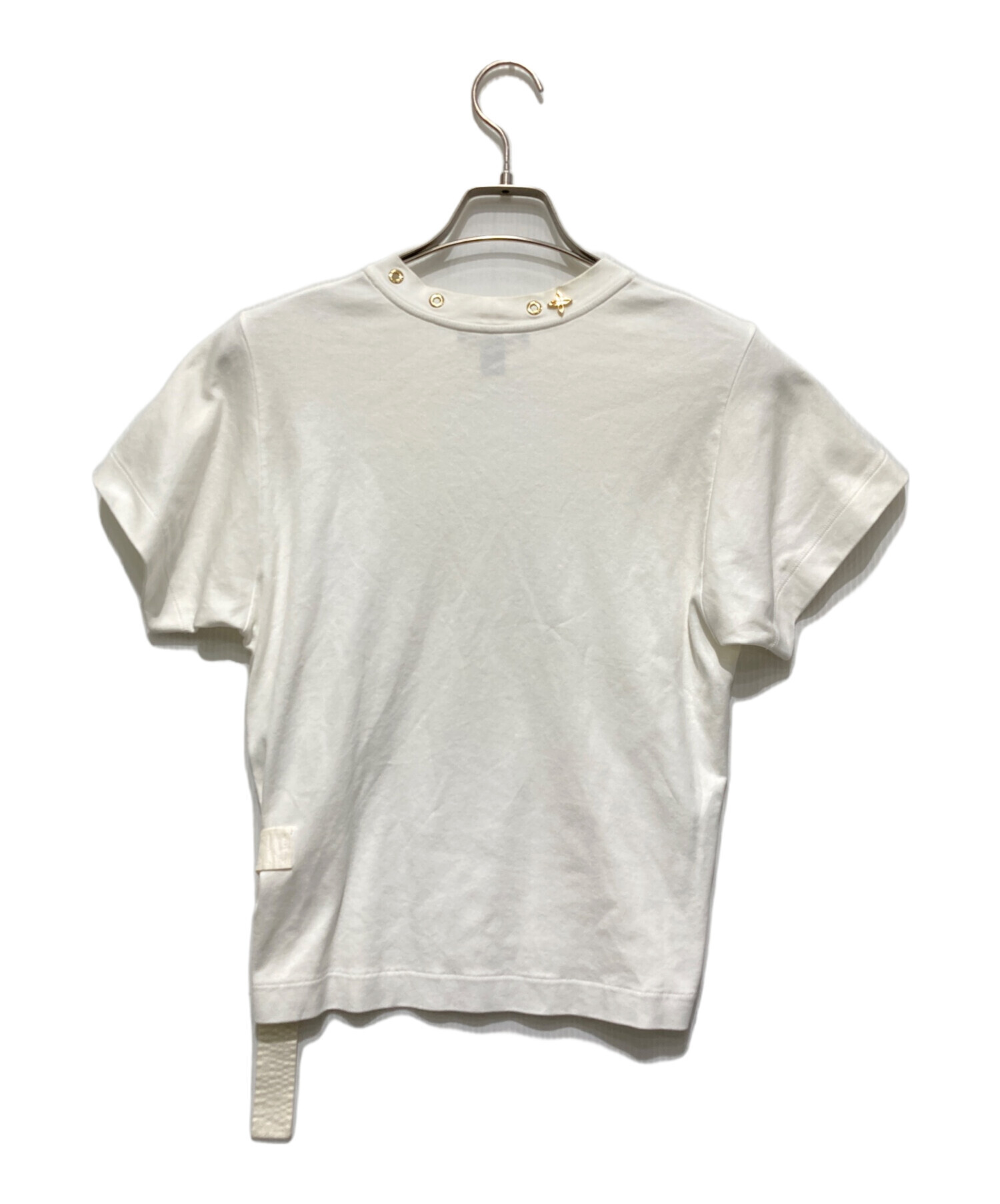 LOUIS VUITTON ホワイト サイドライン　半袖Tシャツ Sサイズ 中古・古着通販】LOUIS VUITTON (ルイ ヴィトン) サイドストラップ T