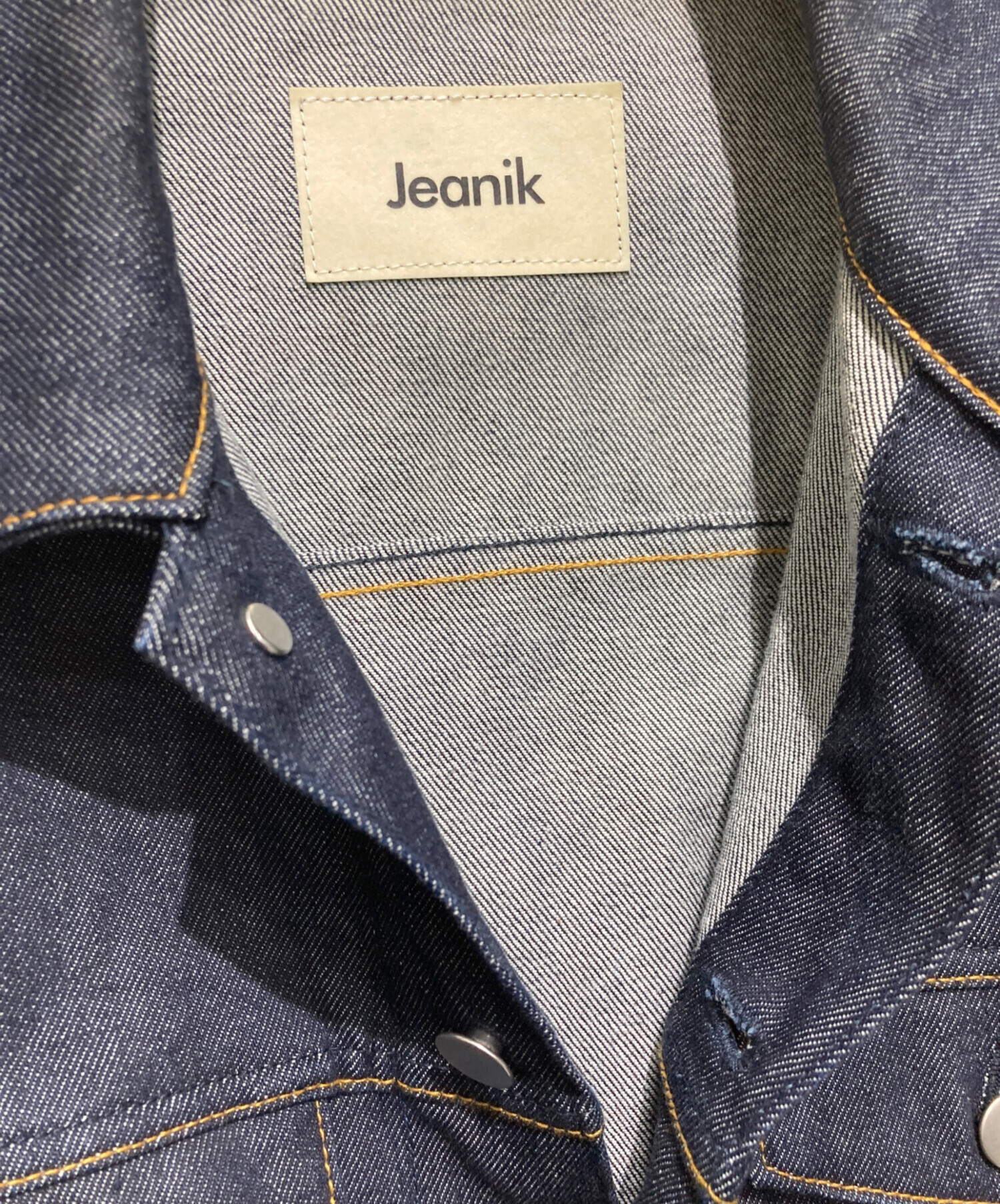 中古・古着通販】Jeanik (ジーニック) ワンウォッシュコットンブラック