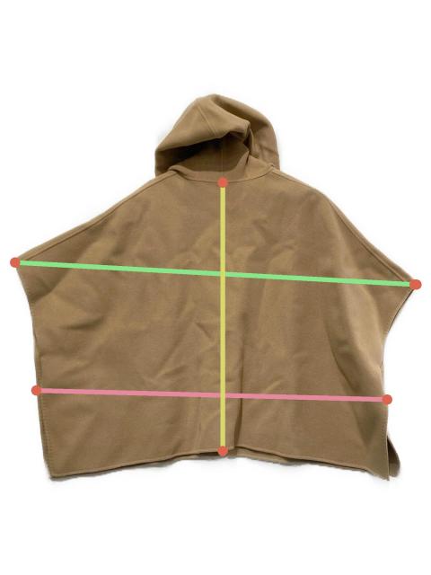 中古・古着通販】OHGA (オオガ) リバーポンチョ ベージュ サイズ:Free