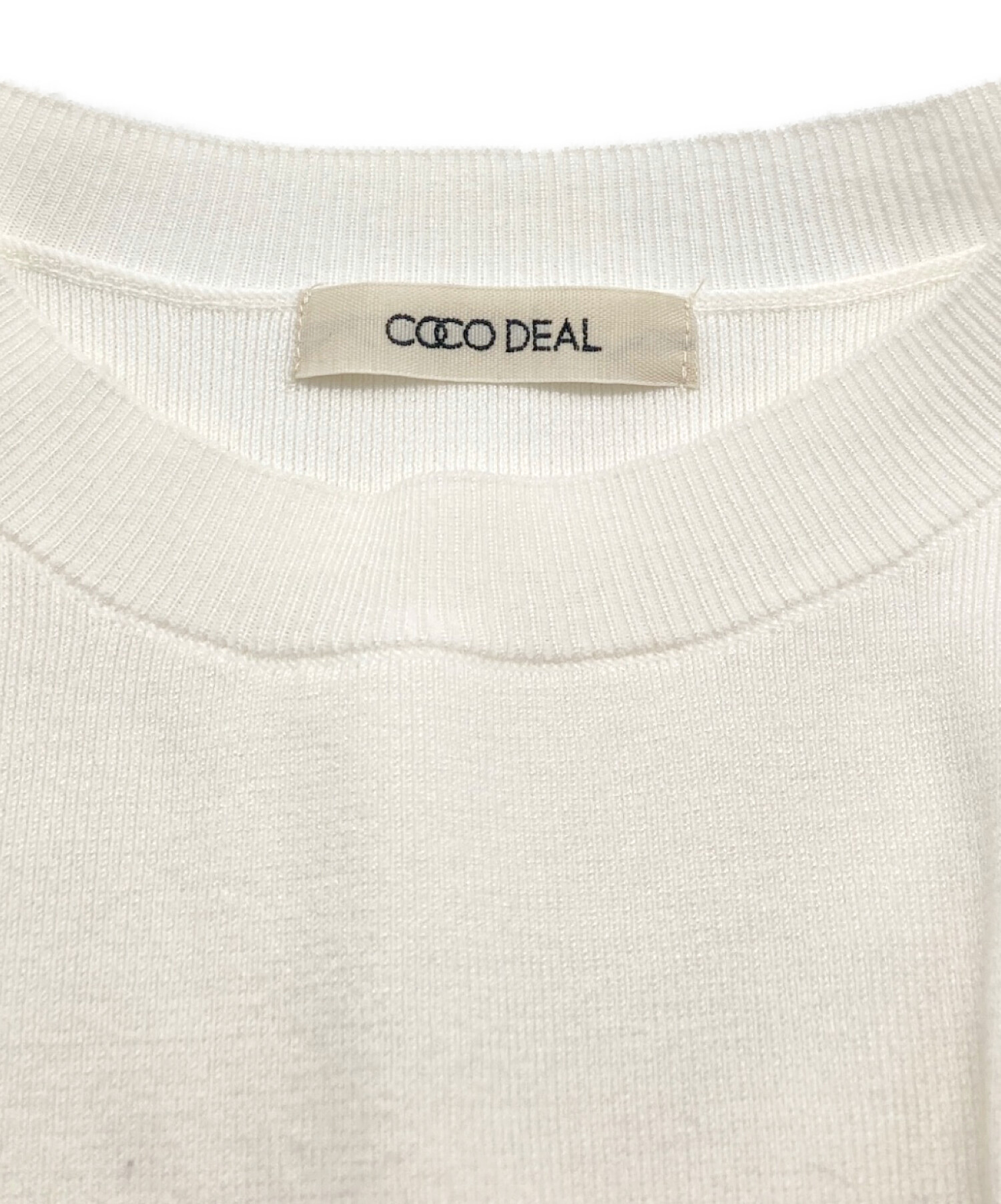 中古・古着通販】COCODEAL (ココディール) ペプラムブラウスレイヤード