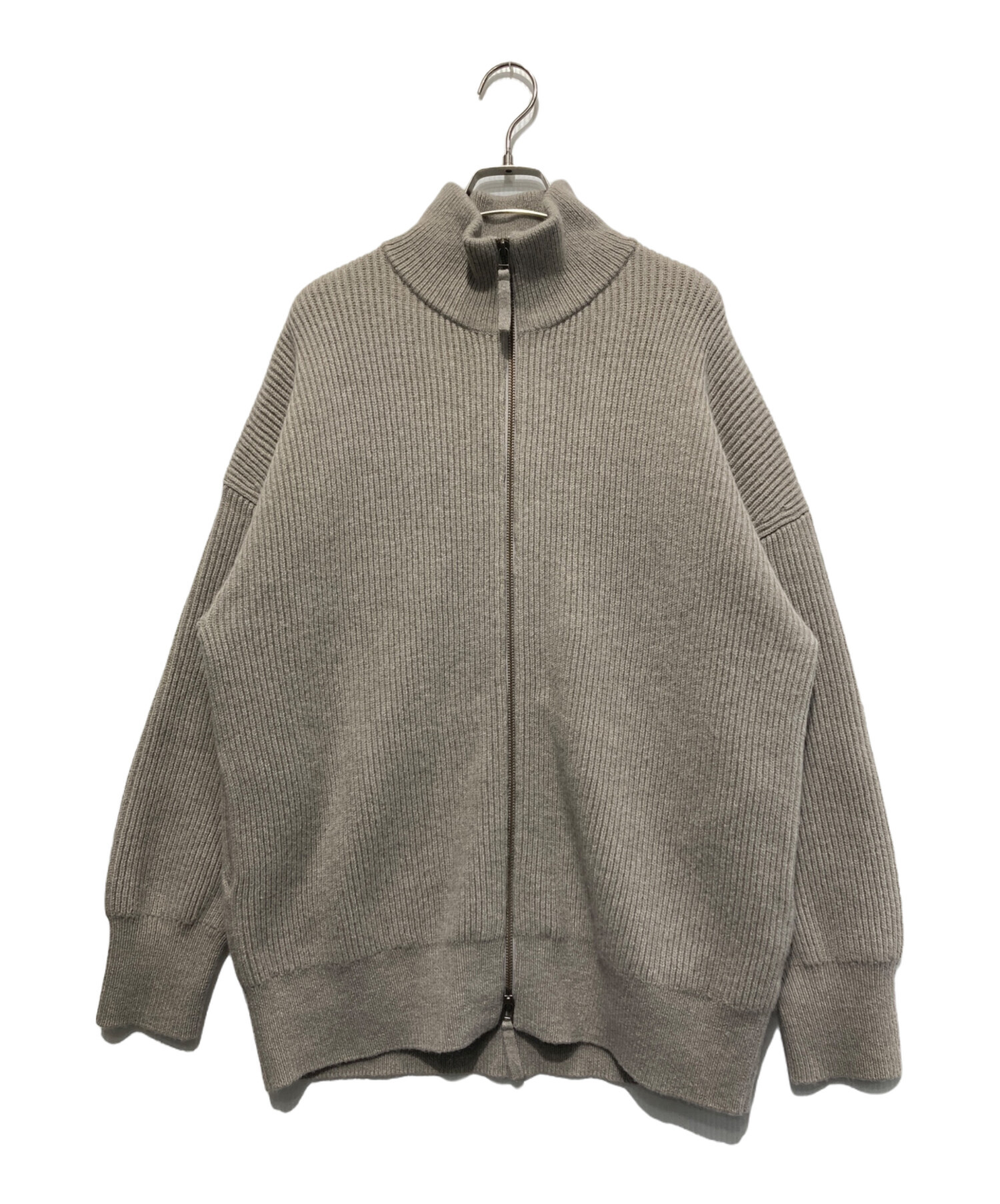 【AP STUDIO】 ジップブルゾン　ナチュラル AP STUDIO（エーピーストゥディオ）の「new zip knit blouson（その他