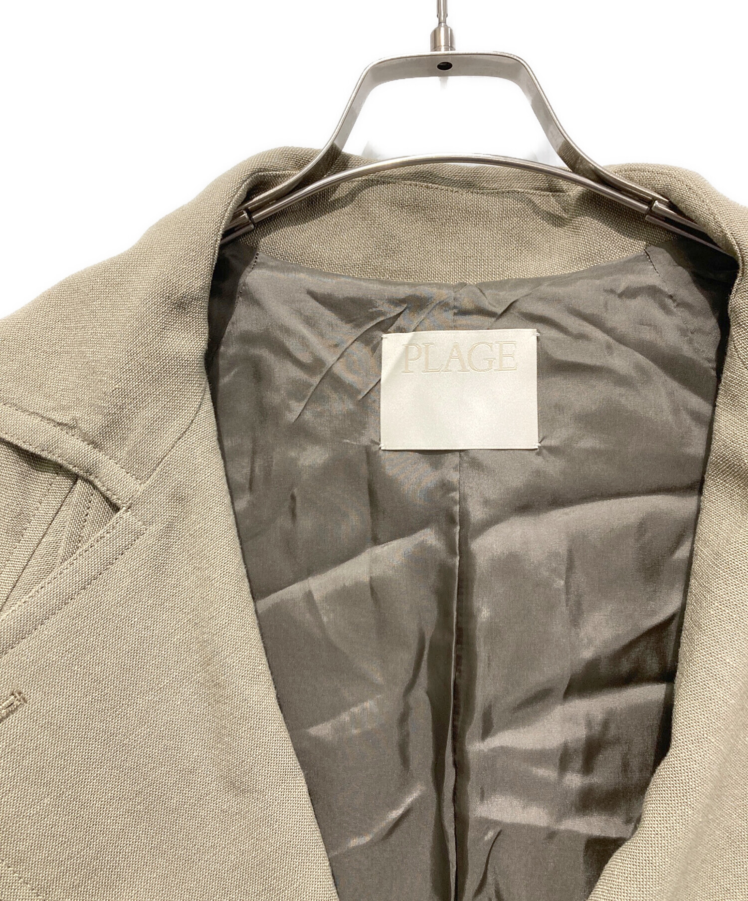 中古・古着通販】Plage (プラージュ) WOOL LINEN ブルゾン/ウール