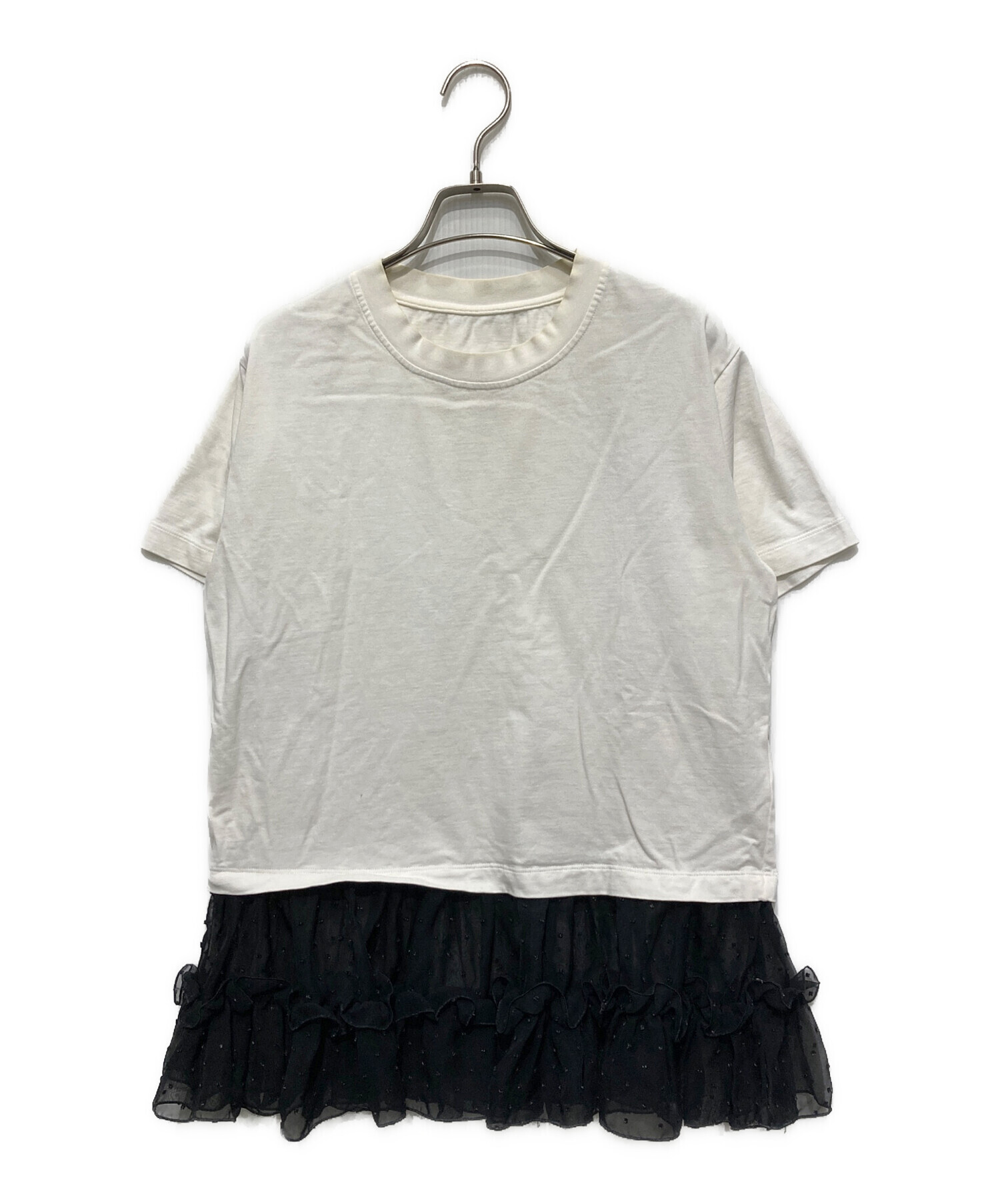 MM6 変形カットソー　新品未使用　ブラック 中古・古着通販】MM6 Maison Margiela (エムエムシックスメゾン