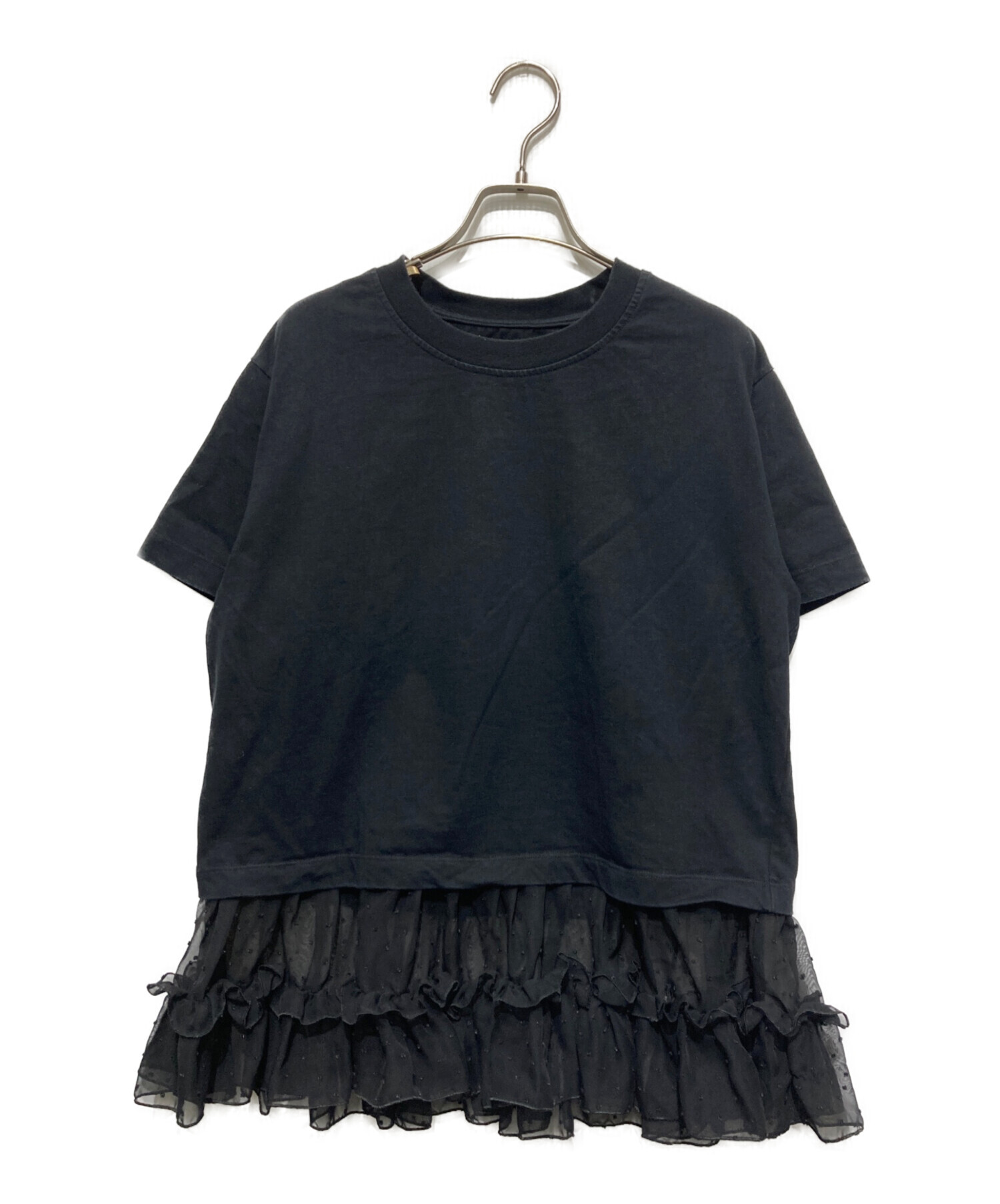 MM6 変形カットソー　新品未使用　ブラック 中古・古着通販】MM6 Maison Margiela (エムエムシックスメゾン