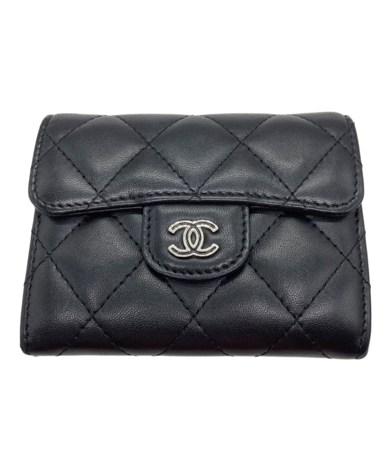 CHANEL シャネル 財布・ケース レディース 【古着】【中古】 中古・古着通販】CHANEL (シャネル) カードケース ブラック｜ブランド