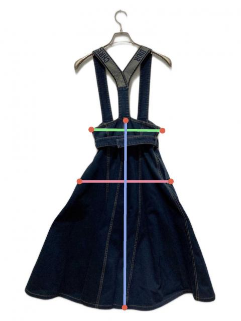 Dior デニムジャンバースカート 90cm~ 中古・古着通販】Christian Dior (クリスチャン ディオール) デニム