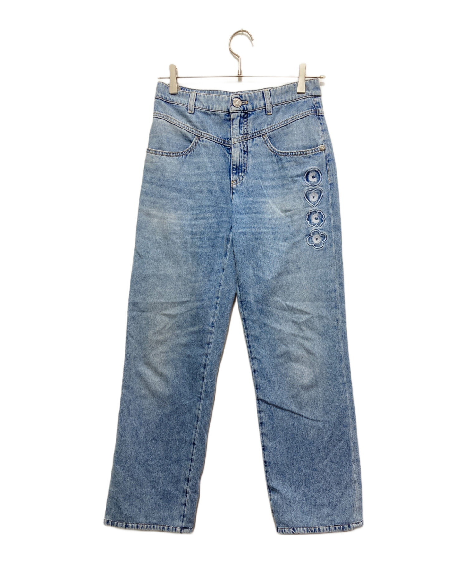 シャネル　デニム　未使用　34 中古・古着通販】CHANEL (シャネル) ココビーチデニムパンツ