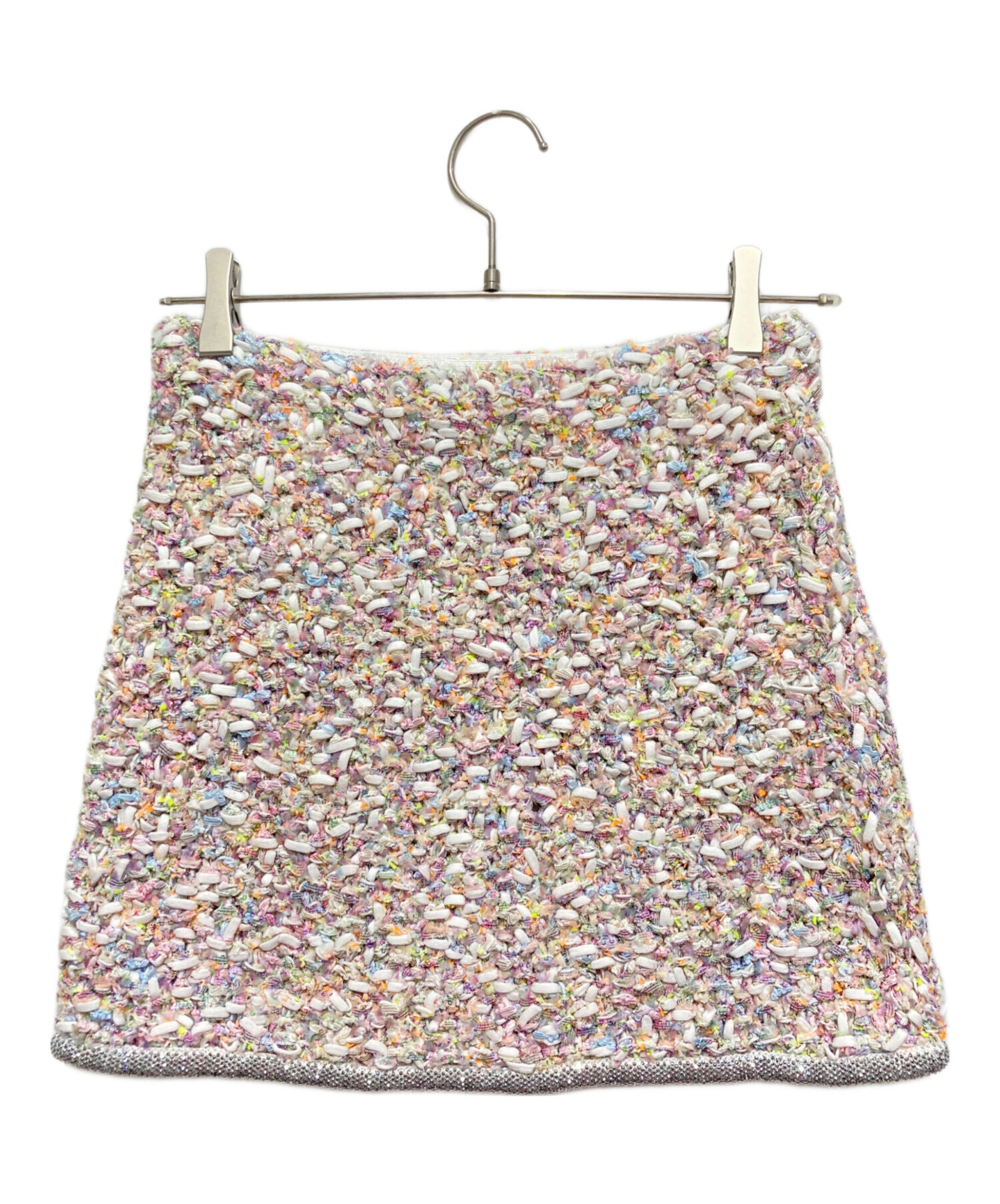 中古・古着通販】CHANEL (シャネル) ツイードスカート マルチカラー