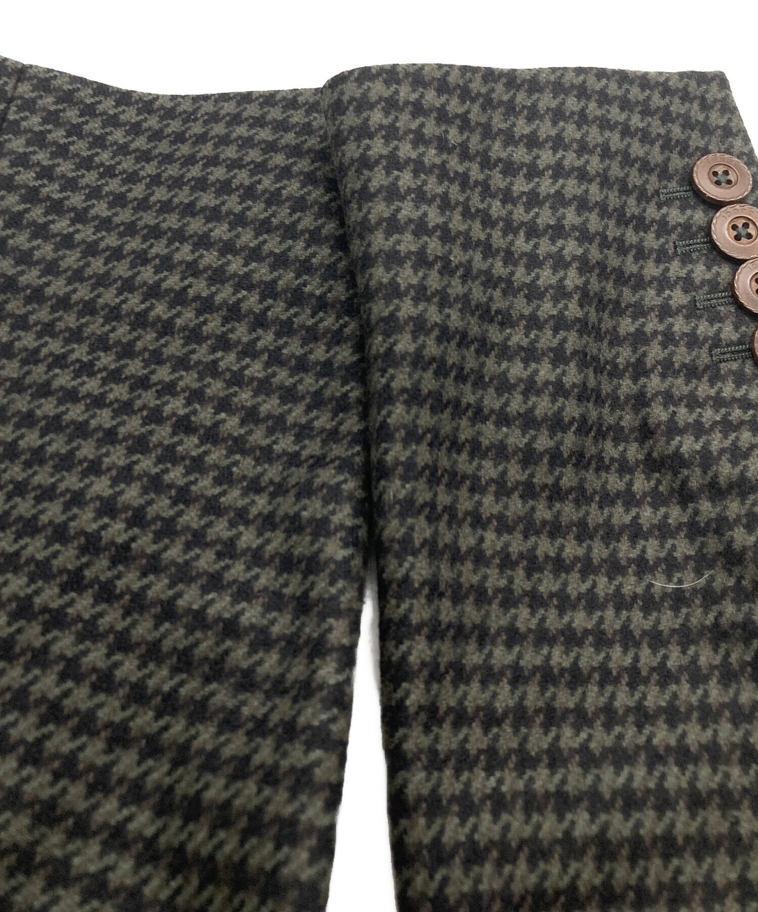 中古・古着通販】GUCCI (グッチ) ハウンドトゥース チェスターコート 