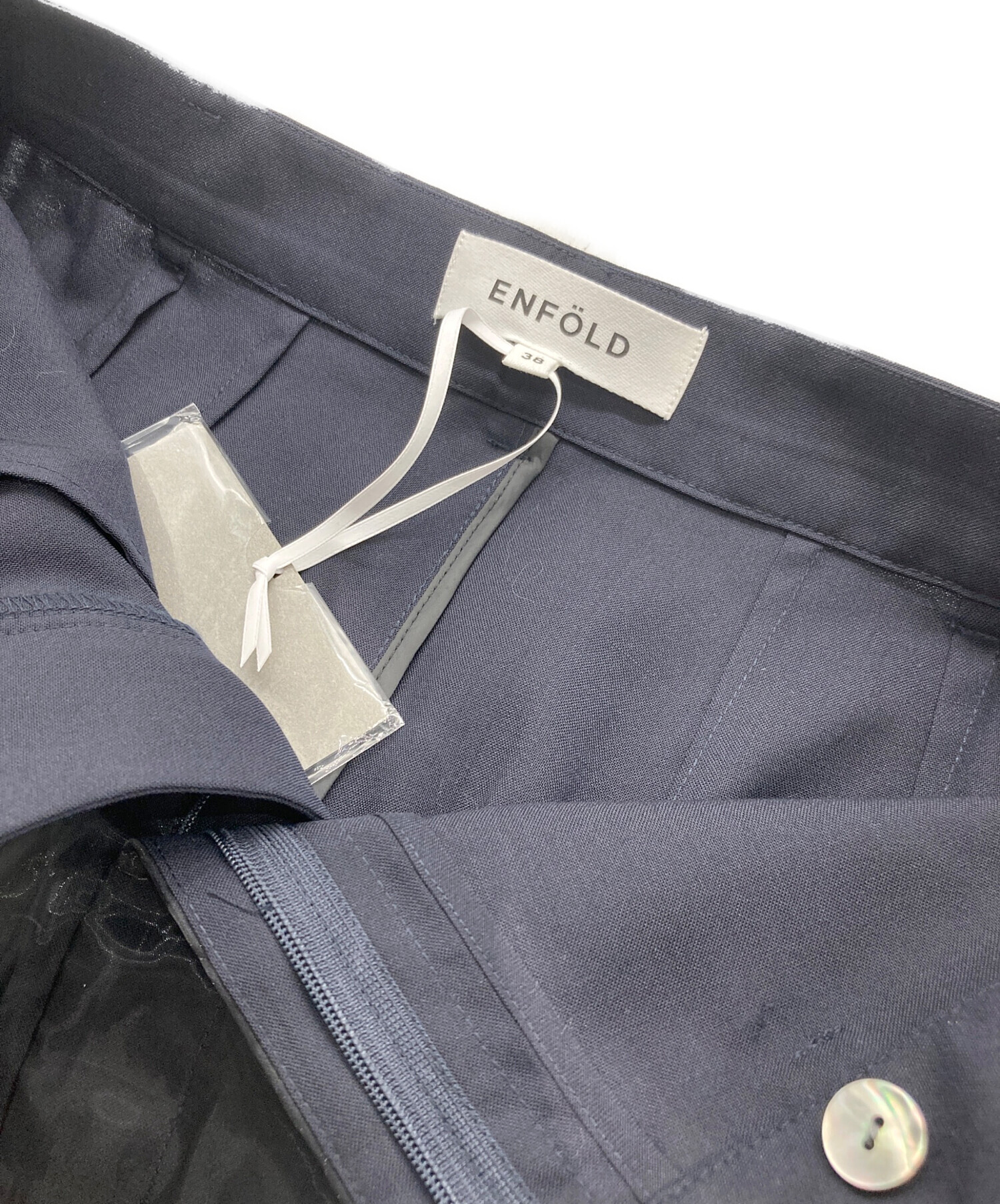 中古・古着通販】ENFOLD (エンフォルド) シアーレイヤードパンツ 