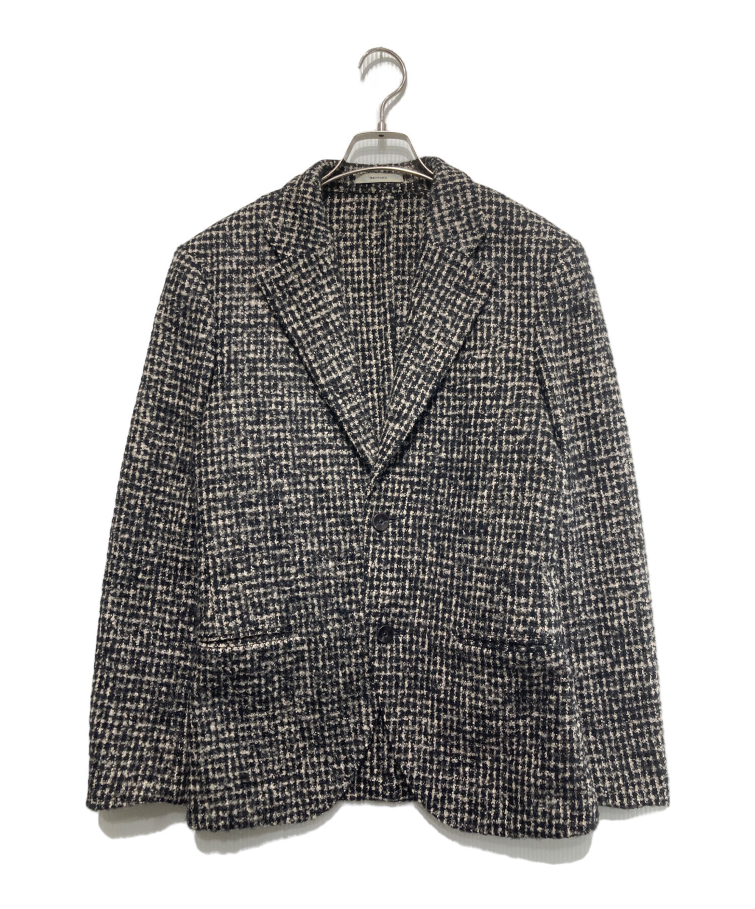 Boglioli ツイードジャケット 46 中古・古着通販】BOGLIOLI (ボリオリ) ツイードテーラードジャケット